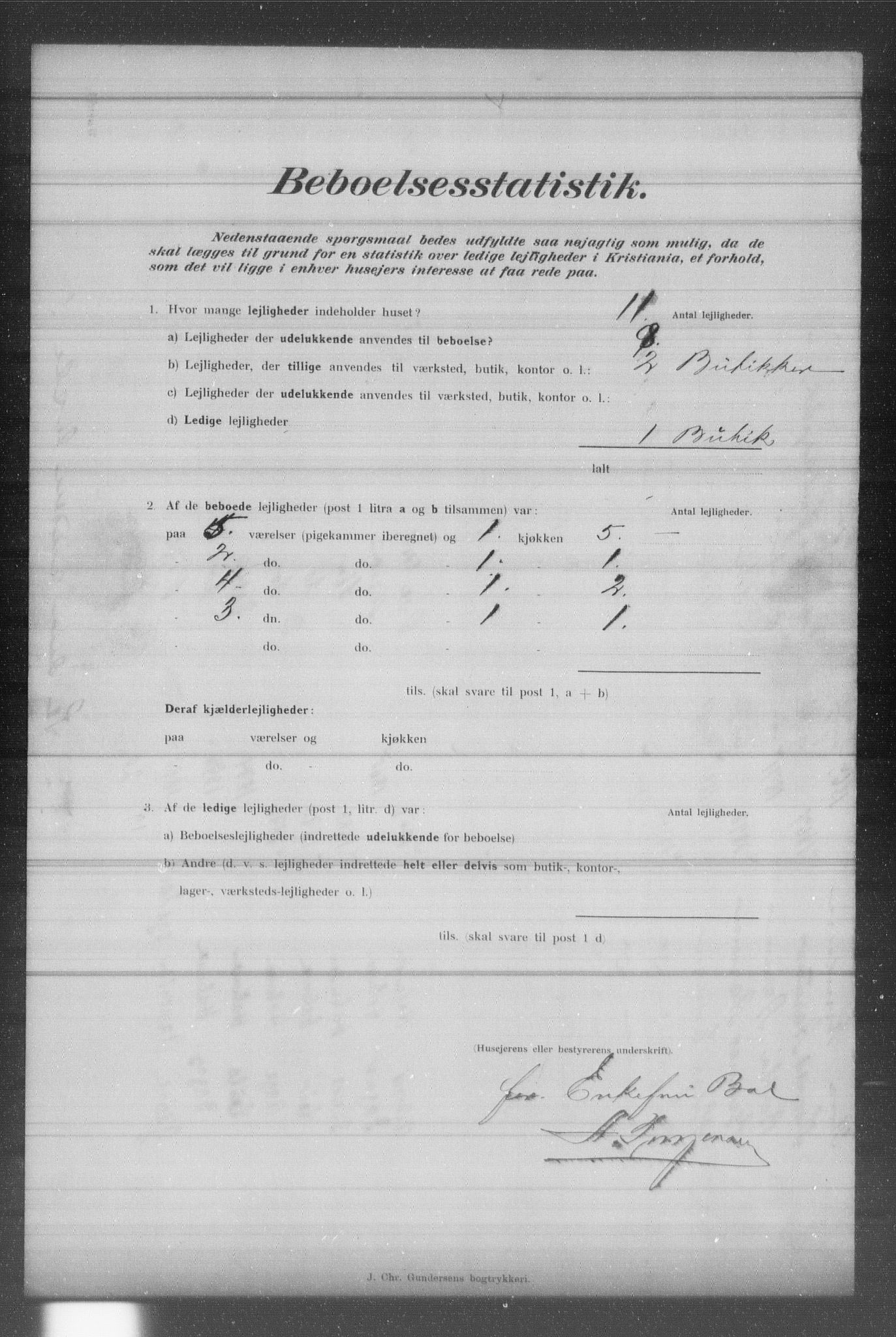 OBA, Municipal Census 1902 for Kristiania, 1902, p. 1527