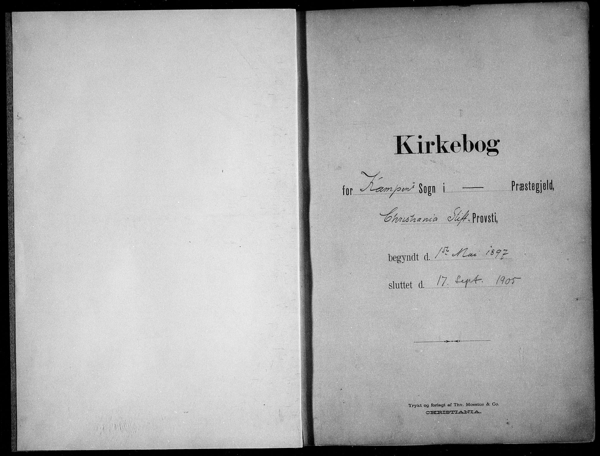 Kampen prestekontor Kirkebøker, SAO/A-10853/F/Fa/L0007: Parish register (official) no. I 7, 1897-1905