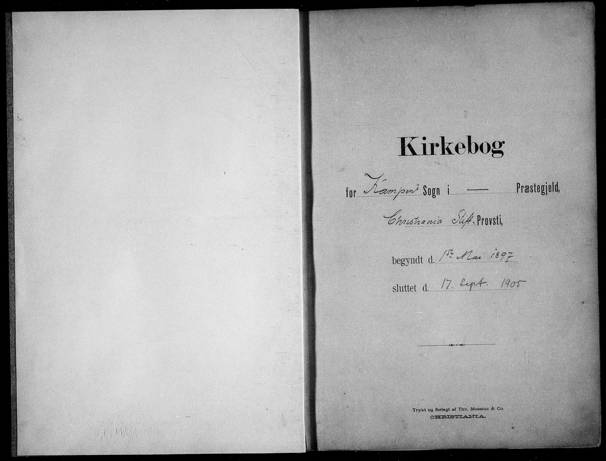 Kampen prestekontor Kirkebøker, AV/SAO-A-10853/F/Fa/L0007: Parish register (official) no. I 7, 1897-1905