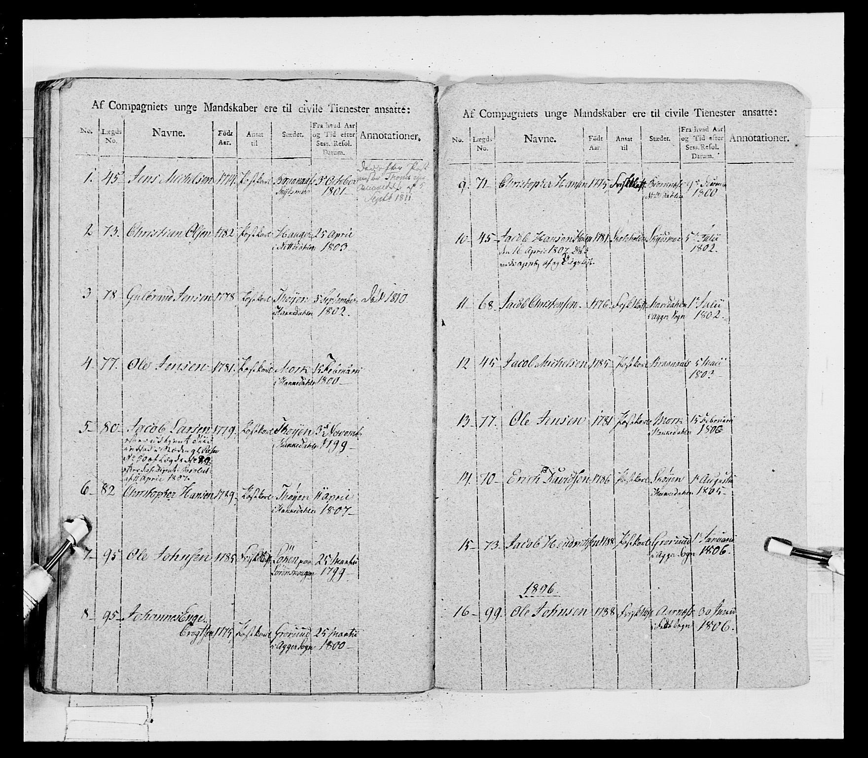 Generalitets- og kommissariatskollegiet, Det kongelige norske kommissariatskollegium, AV/RA-EA-5420/E/Eh/L0033: Nordafjelske gevorbne infanteriregiment, 1810, p. 106