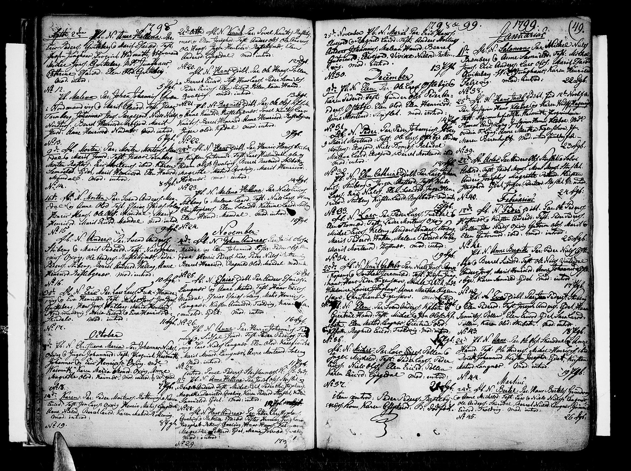 Lyngen sokneprestembete, AV/SATØ-S-1289/H/He/Hea/L0002kirke: Parish register (official) no. 2, 1785-1840, p. 49