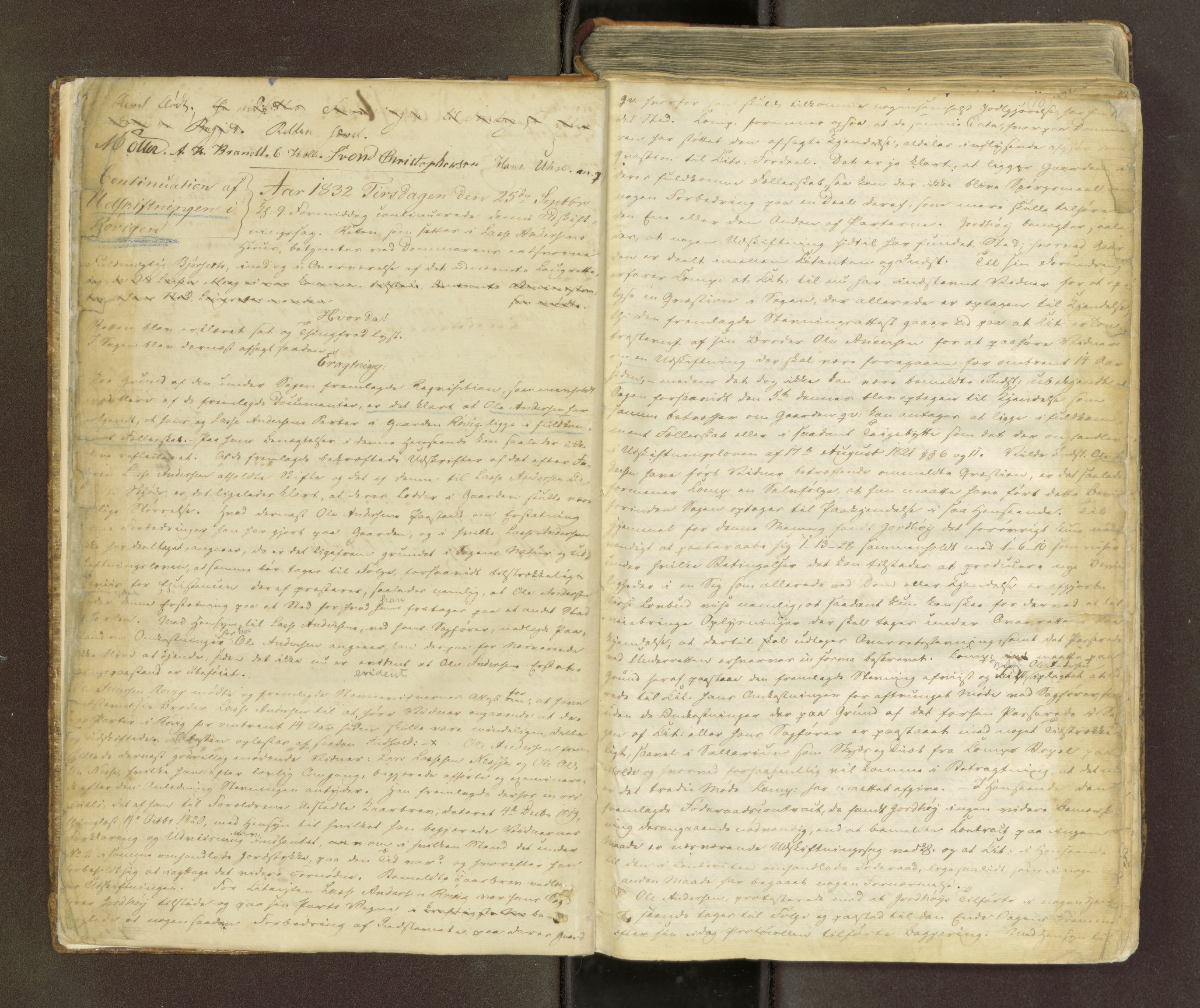 Romsdal sorenskriveri, AV/SAT-A-4149/1/1/1B/L0004: Ekstrarettsprotokoll, 1832-1840, p. 10