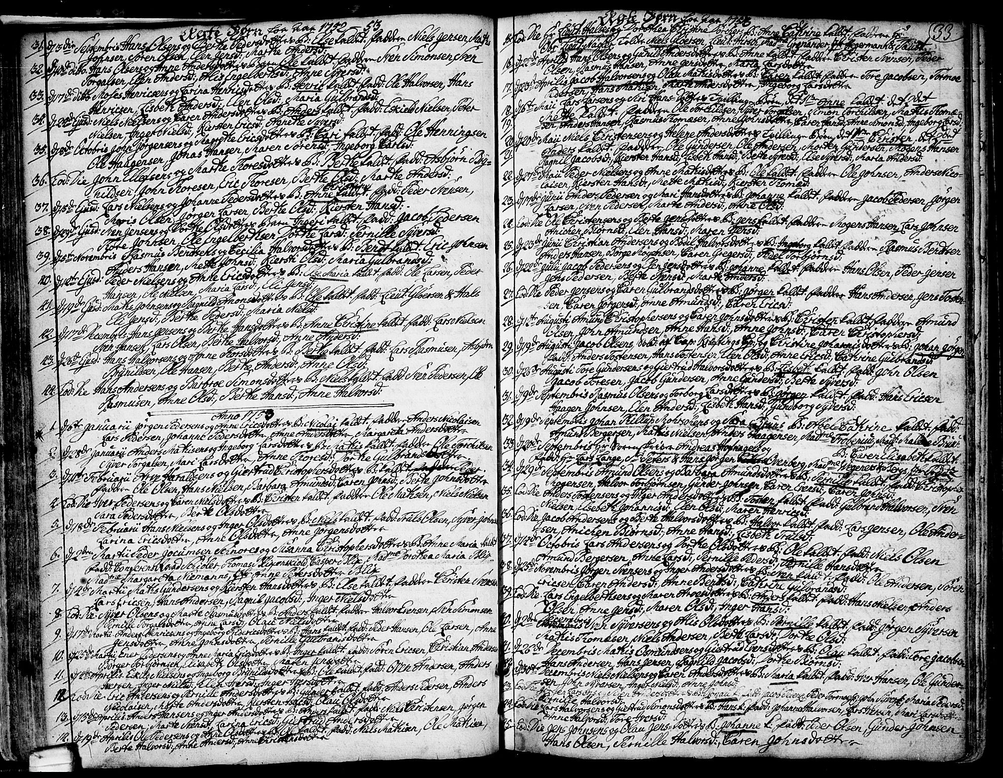 Idd prestekontor Kirkebøker, SAO/A-10911/F/Fa/L0001: Parish register (official) no. I 1, 1720-1769, p. 33