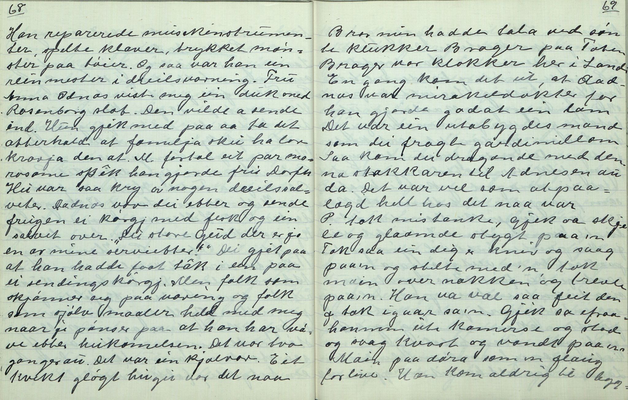 Rikard Berge, TEMU/TGM-A-1003/F/L0007/0039: 251-299 / 289 Oppskrifter av Tora Skolmen, Land, 1918-1919, p. 68-69
