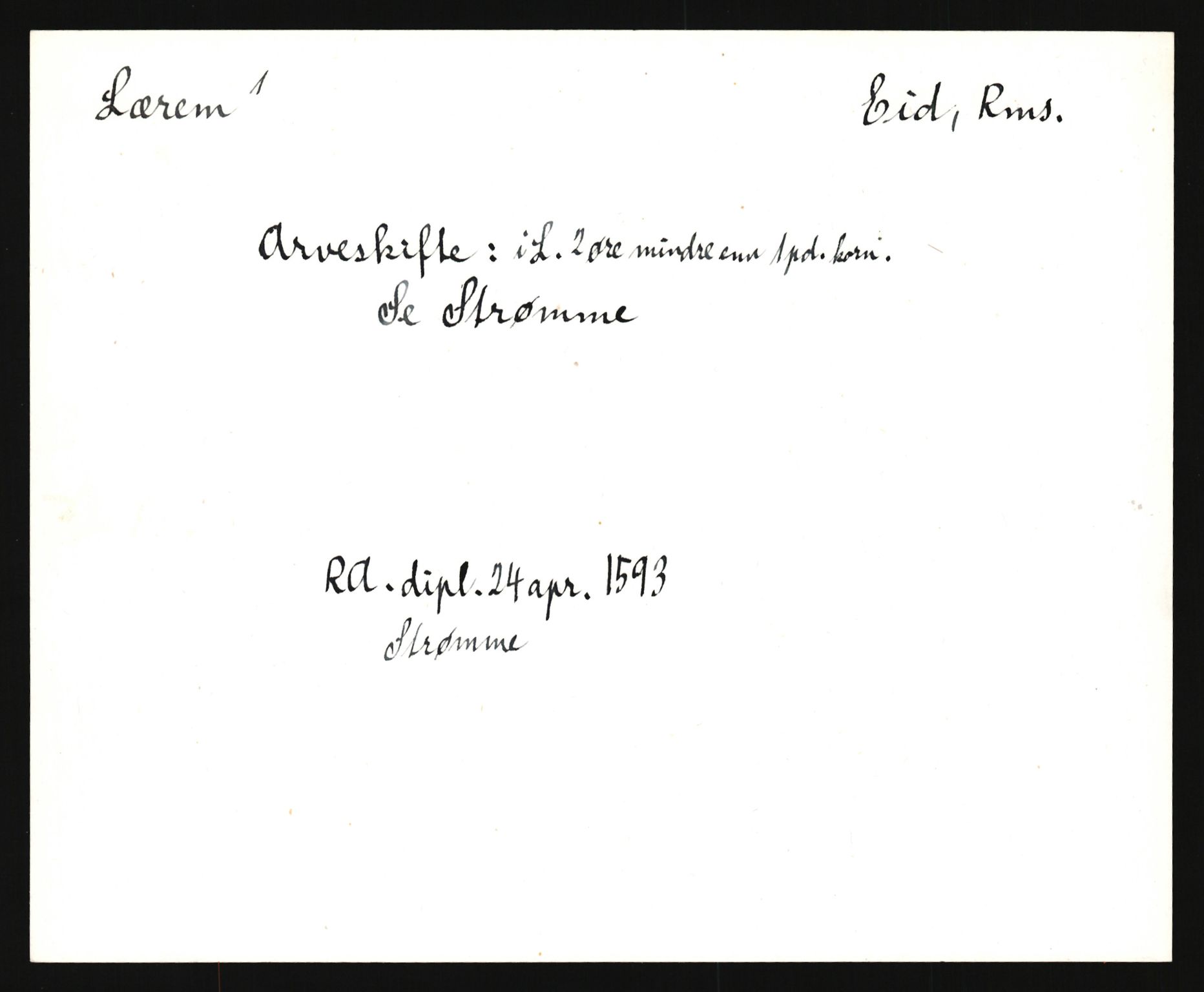 Riksarkivets diplomsamling, AV/RA-EA-5965/F35/F35e/L0031: Registreringssedler Møre og Romsdal, 1400-1700, p. 365