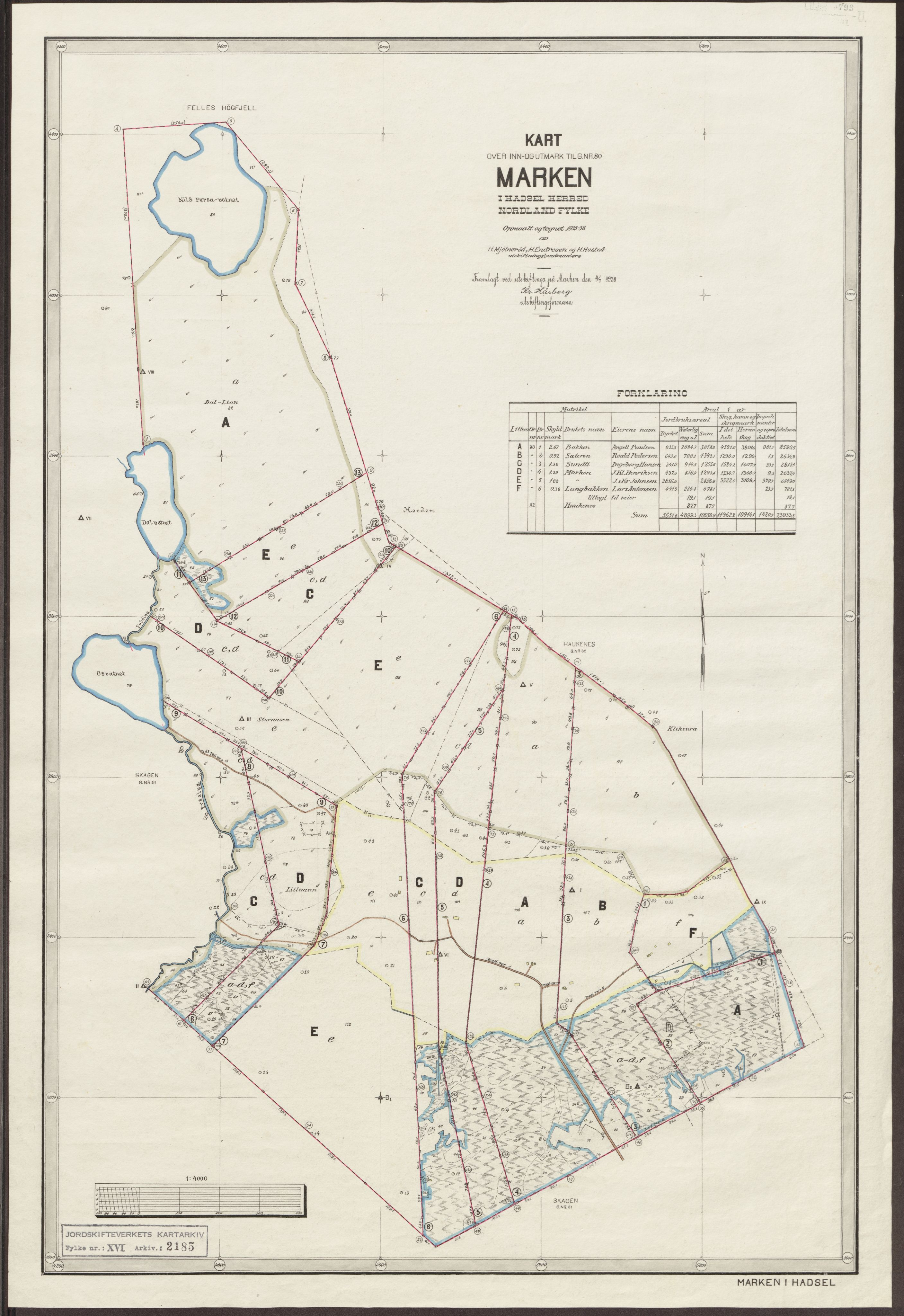 Jordskifteverkets kartarkiv, AV/RA-S-3929/T, 1859-1988, p. 2700