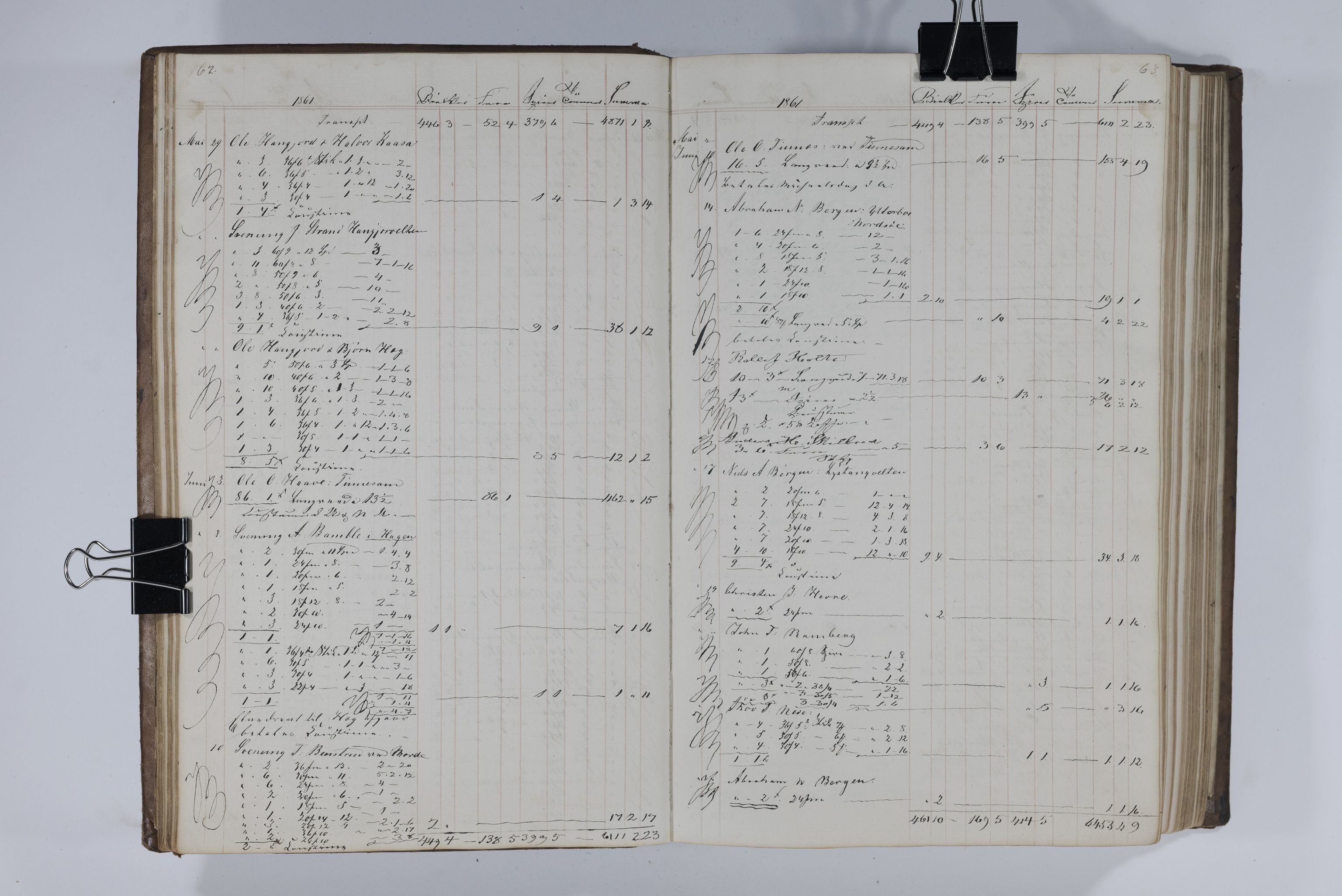 Blehr/ Kjellestad, TEMU/TGM-A-1212/E/Ea/L0003: Merkebok, 1858-1869, p. 34