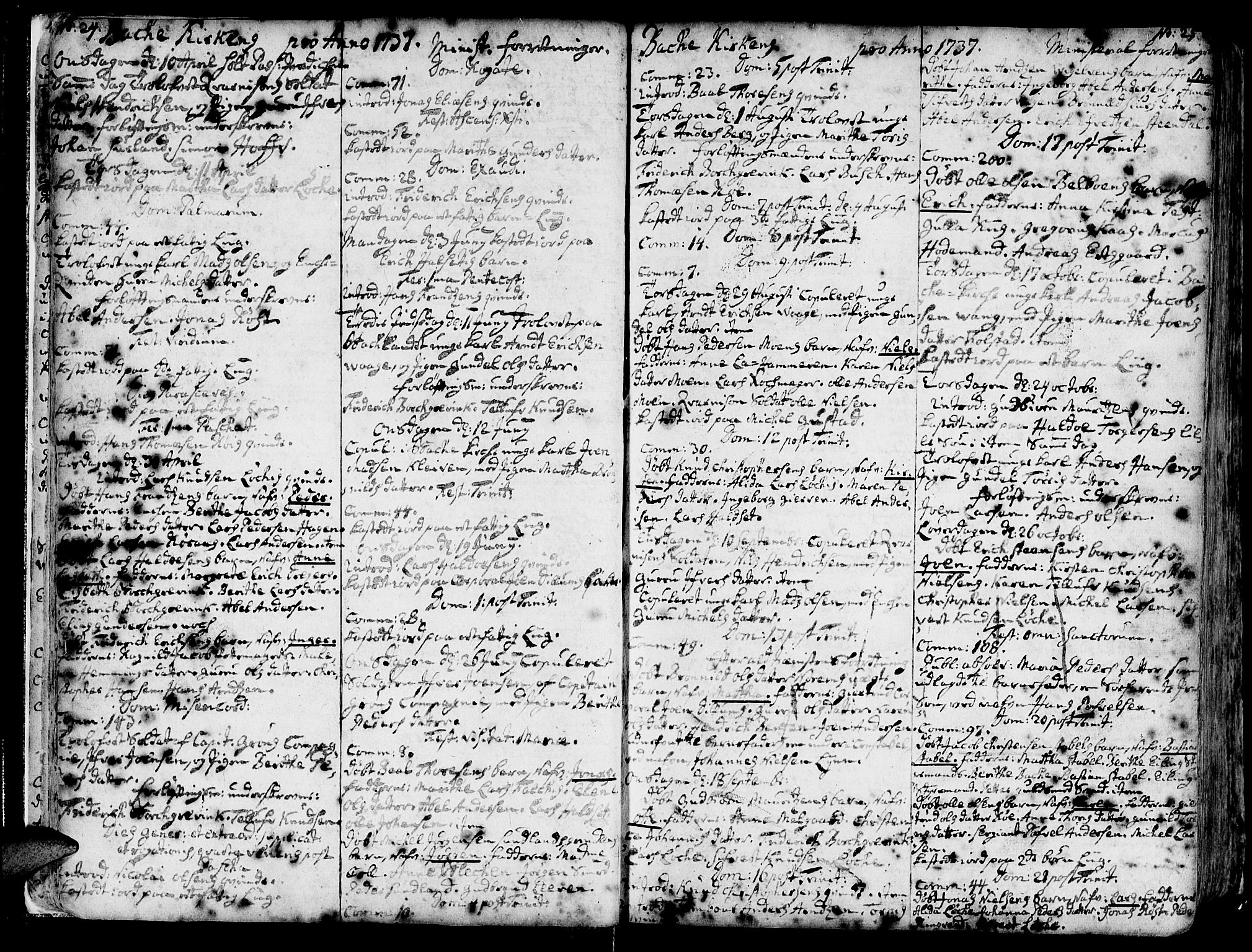 Ministerialprotokoller, klokkerbøker og fødselsregistre - Sør-Trøndelag, SAT/A-1456/606/L0276: Parish register (official) no. 606A01 /2, 1727-1779, p. 24-25
