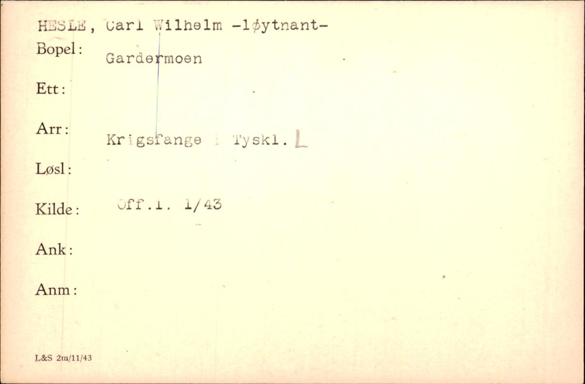 Forsvaret, Forsvarets krigshistoriske avdeling, AV/RA-RAFA-2017/Y/Yf/L0200: II-C-11-2102  -  Norske krigsfanger i Tyskland, 1940-1945, p. 434