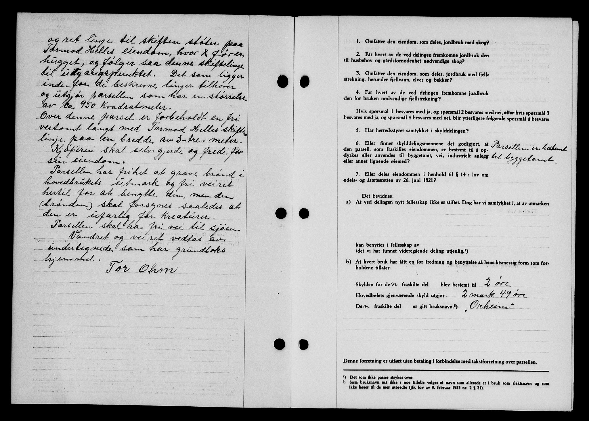 Karmsund sorenskriveri, SAST/A-100311/01/II/IIB/L0066: Mortgage book no. 47A, 1936-1936, Diary no: : 1186/1936