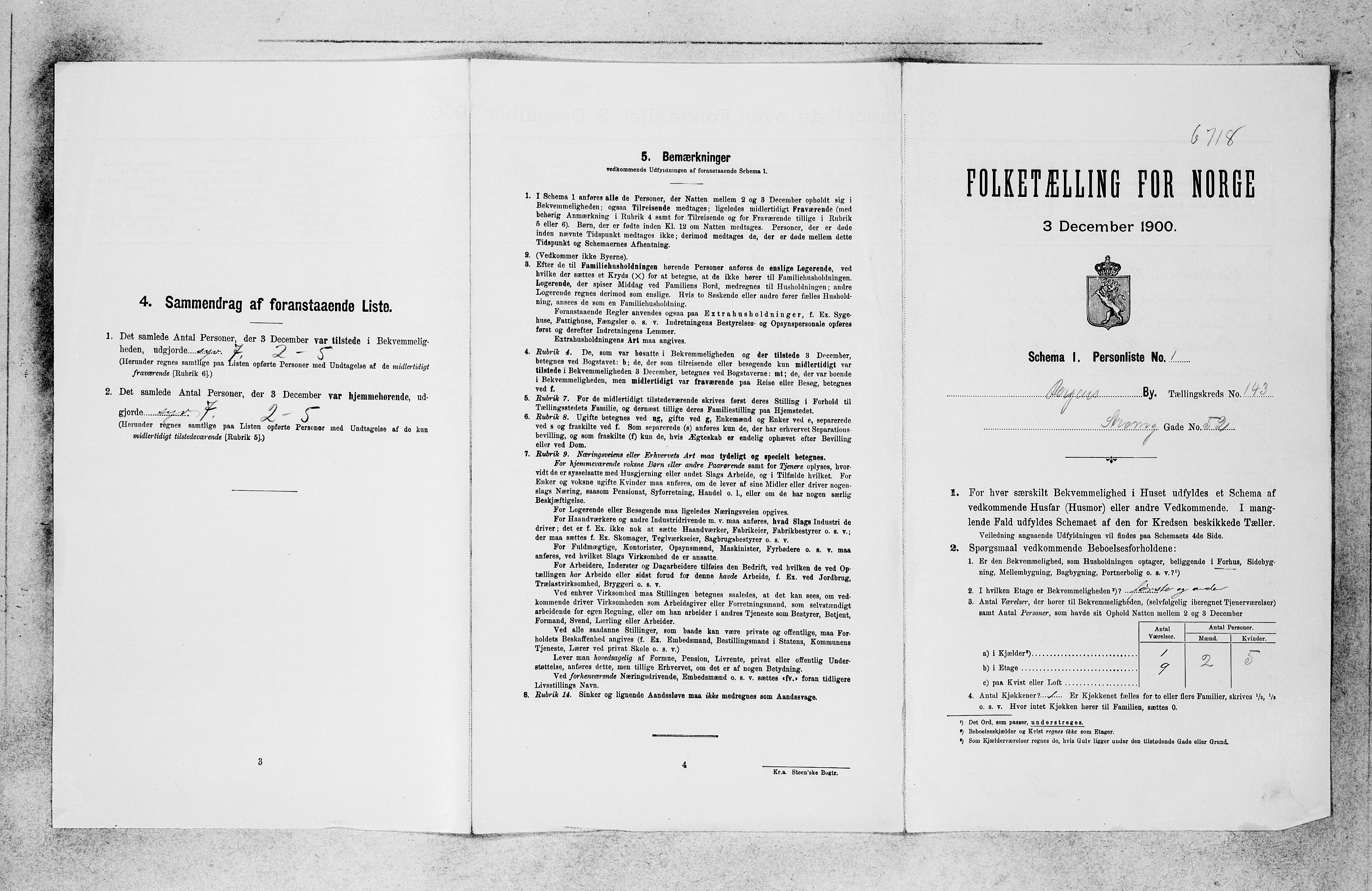 SAB, 1900 census for Bergen, 1900, p. 29559