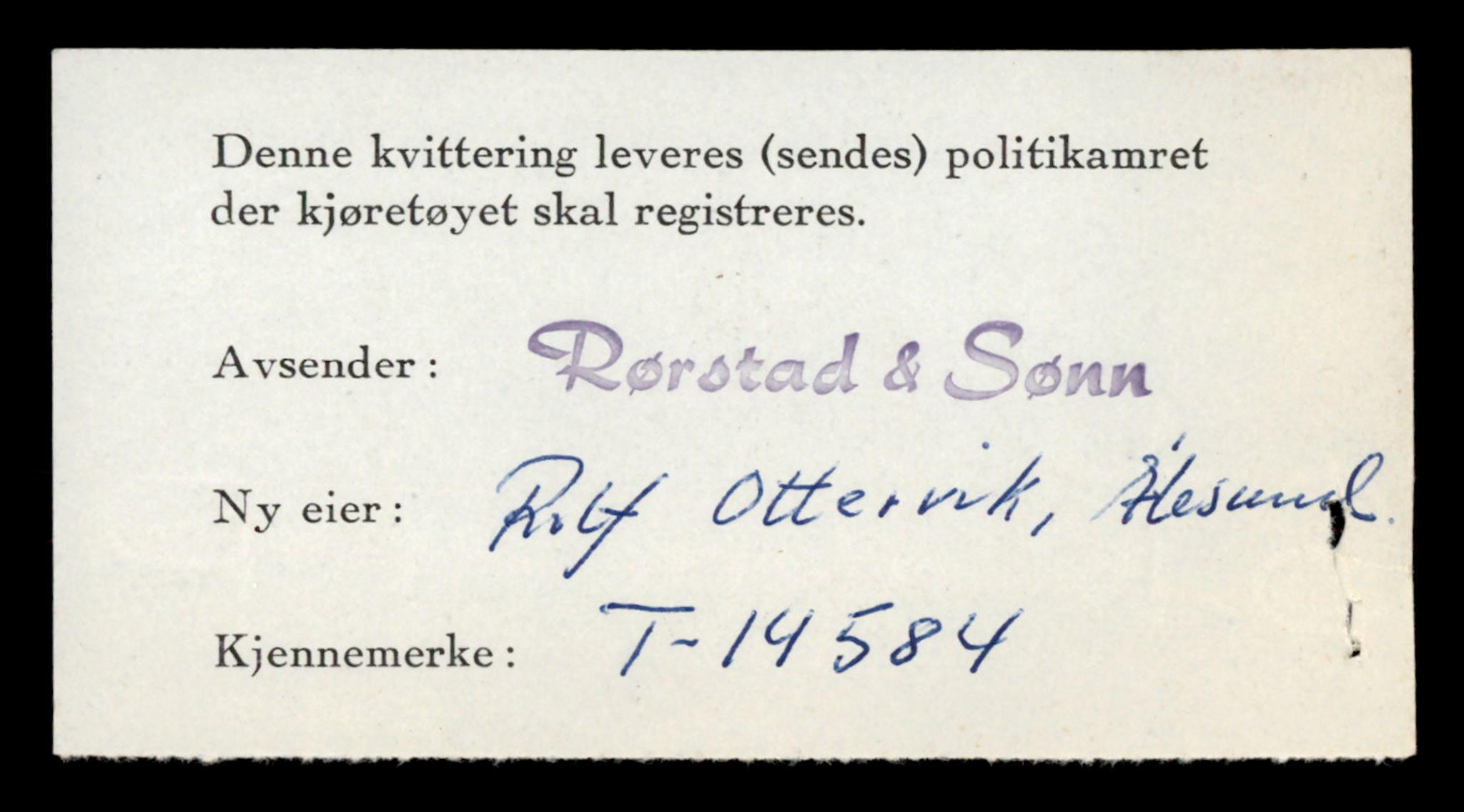 Møre og Romsdal vegkontor - Ålesund trafikkstasjon, AV/SAT-A-4099/F/Fe/L0047: Registreringskort for kjøretøy T 14580 - T 14720, 1927-1998, p. 96
