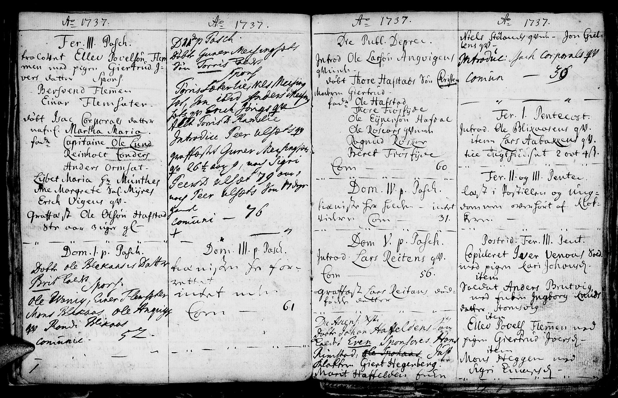 Ministerialprotokoller, klokkerbøker og fødselsregistre - Møre og Romsdal, AV/SAT-A-1454/586/L0978: Parish register (official) no. 586A04, 1732-1751