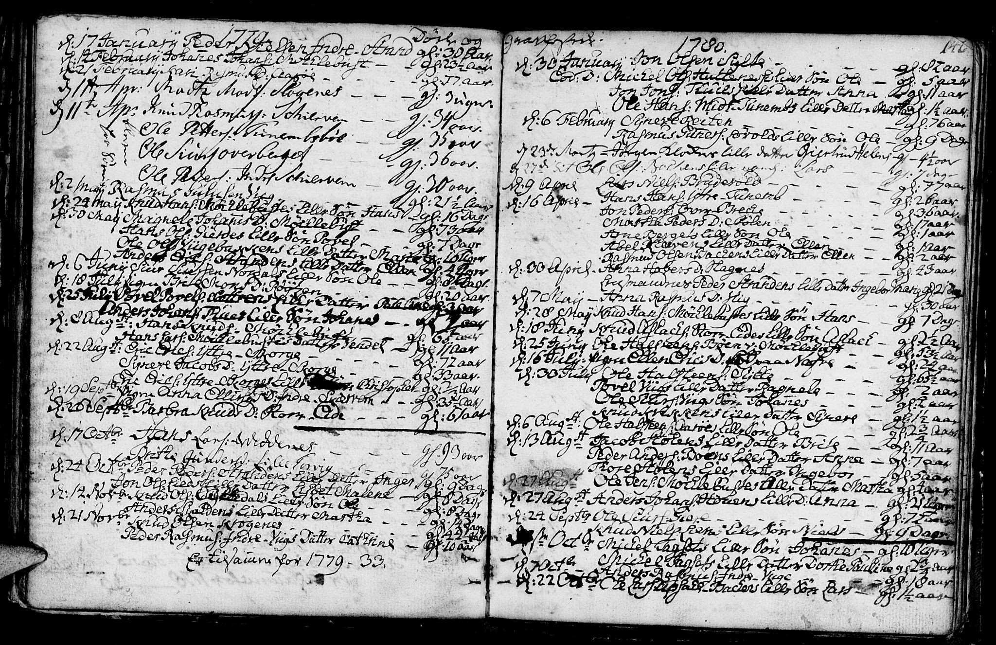 Ministerialprotokoller, klokkerbøker og fødselsregistre - Møre og Romsdal, SAT/A-1454/501/L0002: Parish register (official) no. 501A02, 1760-1816, p. 146