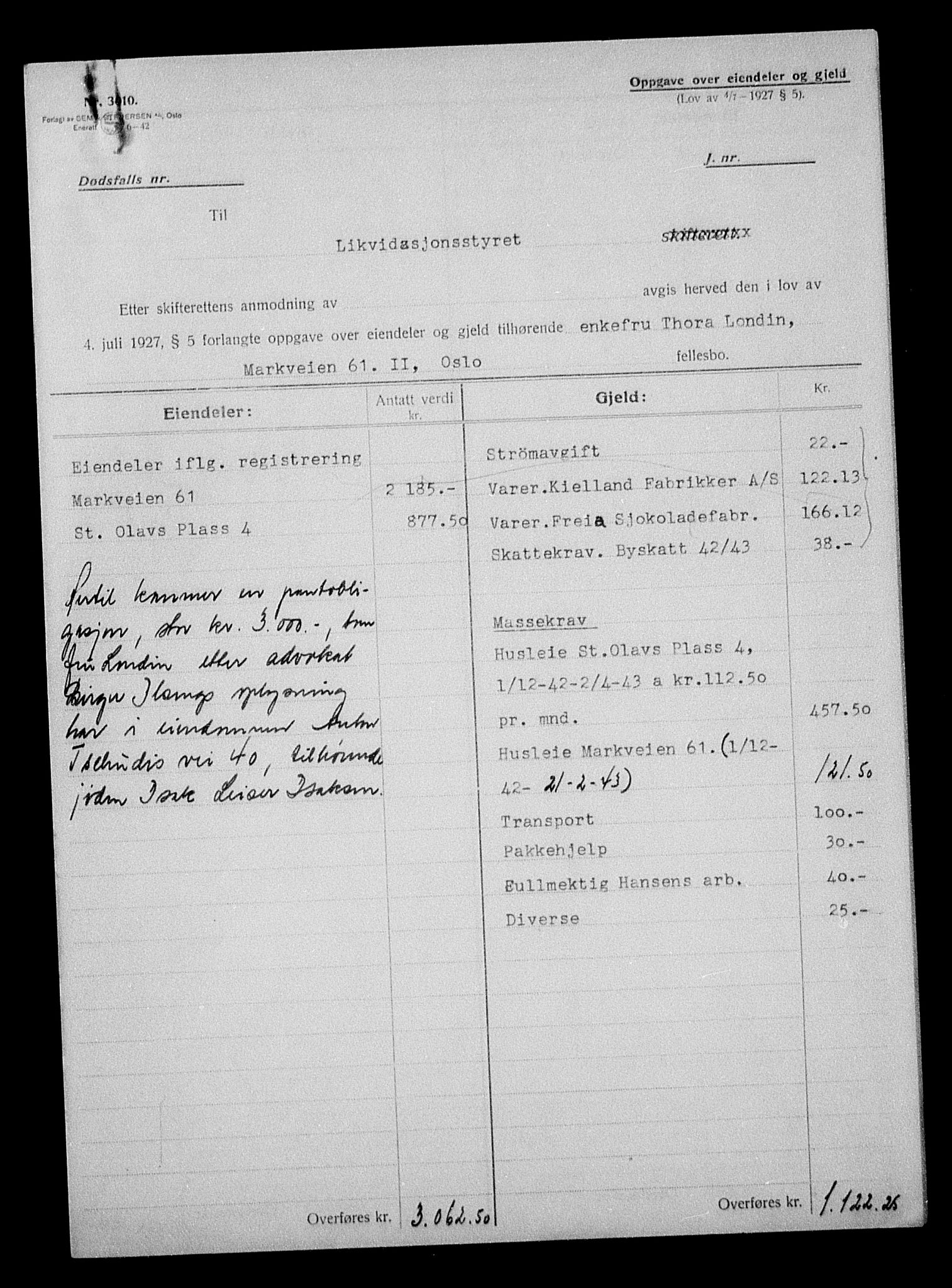 Justisdepartementet, Tilbakeføringskontoret for inndratte formuer, AV/RA-S-1564/H/Hc/Hcc/L0960: --, 1945-1947, p. 210