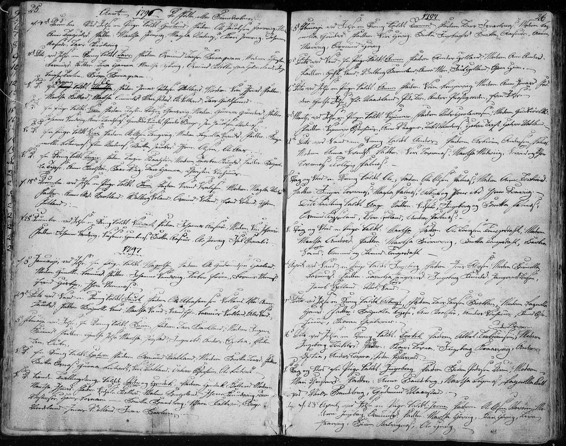 Jelsa sokneprestkontor, SAST/A-101842/01/IV: Parish register (official) no. A 4, 1796-1816, p. 25-26