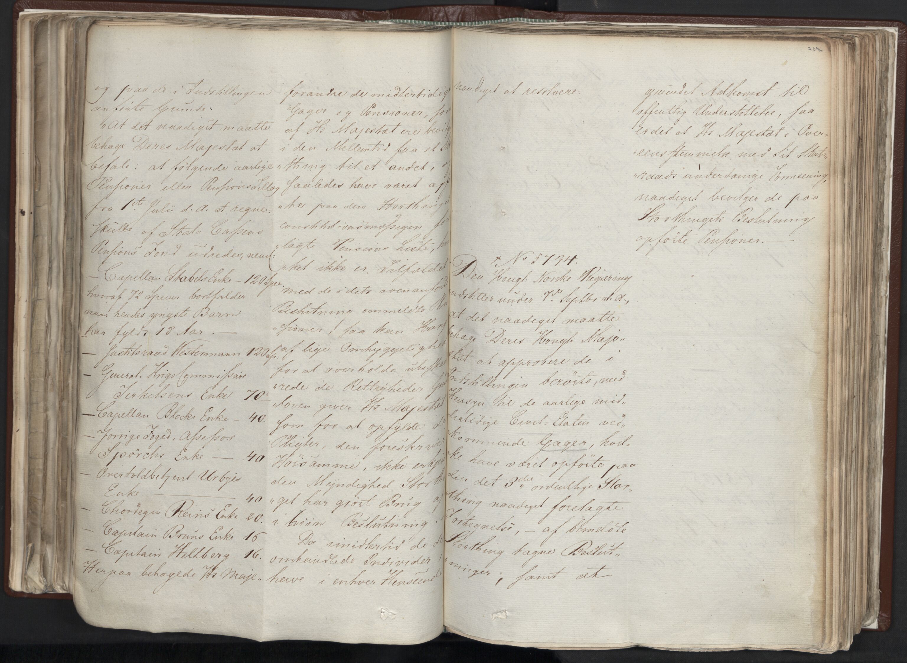 Statsrådssekretariatet, AV/RA-S-1001/A/Ab/L0012: Kgl. res. nr. 5679-6008 II, 1821, p. 206b-207a