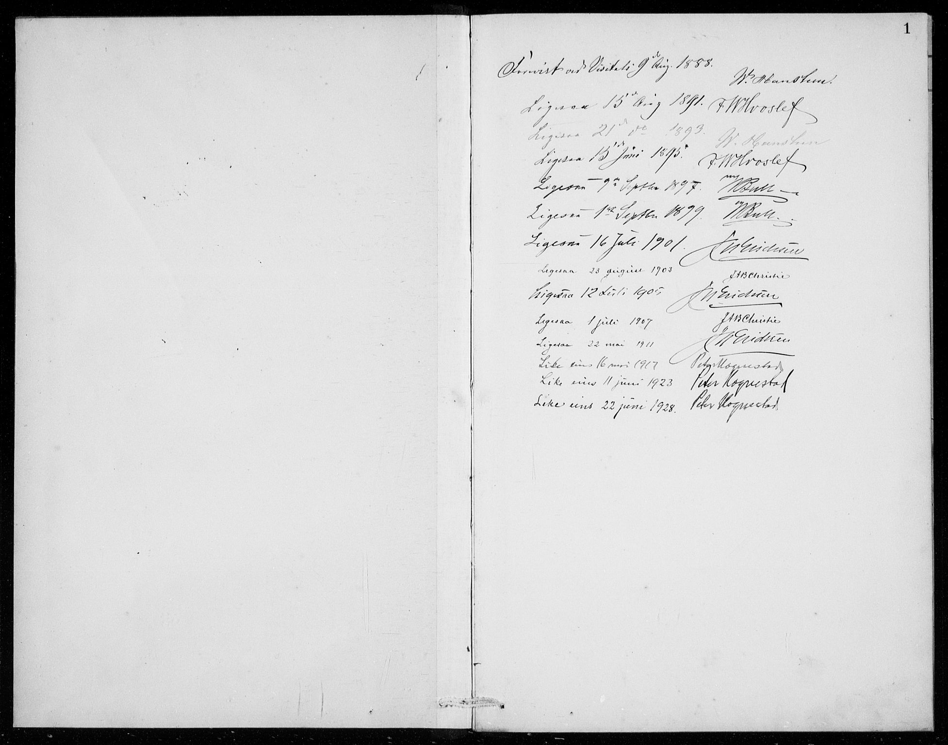 Ullensvang sokneprestembete, SAB/A-78701/H/Hab: Parish register (copy) no. E  8, 1887-1923, p. 1