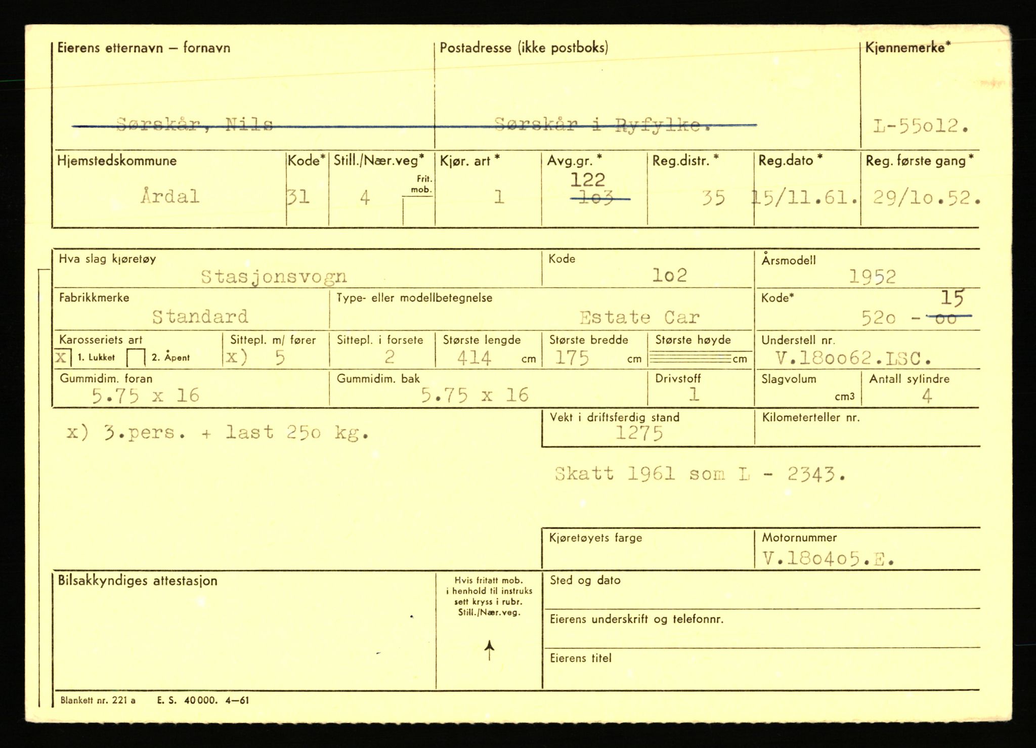 Stavanger trafikkstasjon, AV/SAST-A-101942/0/F/L0054: L-54200 - L-55699, 1930-1971, p. 1671