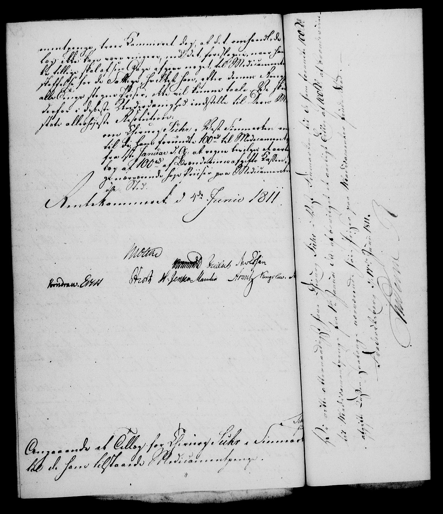 Rentekammeret, Kammerkanselliet, RA/EA-3111/G/Gf/Gfa/L0093: Norsk relasjons- og resolusjonsprotokoll (merket RK 52.93), 1811, p. 320