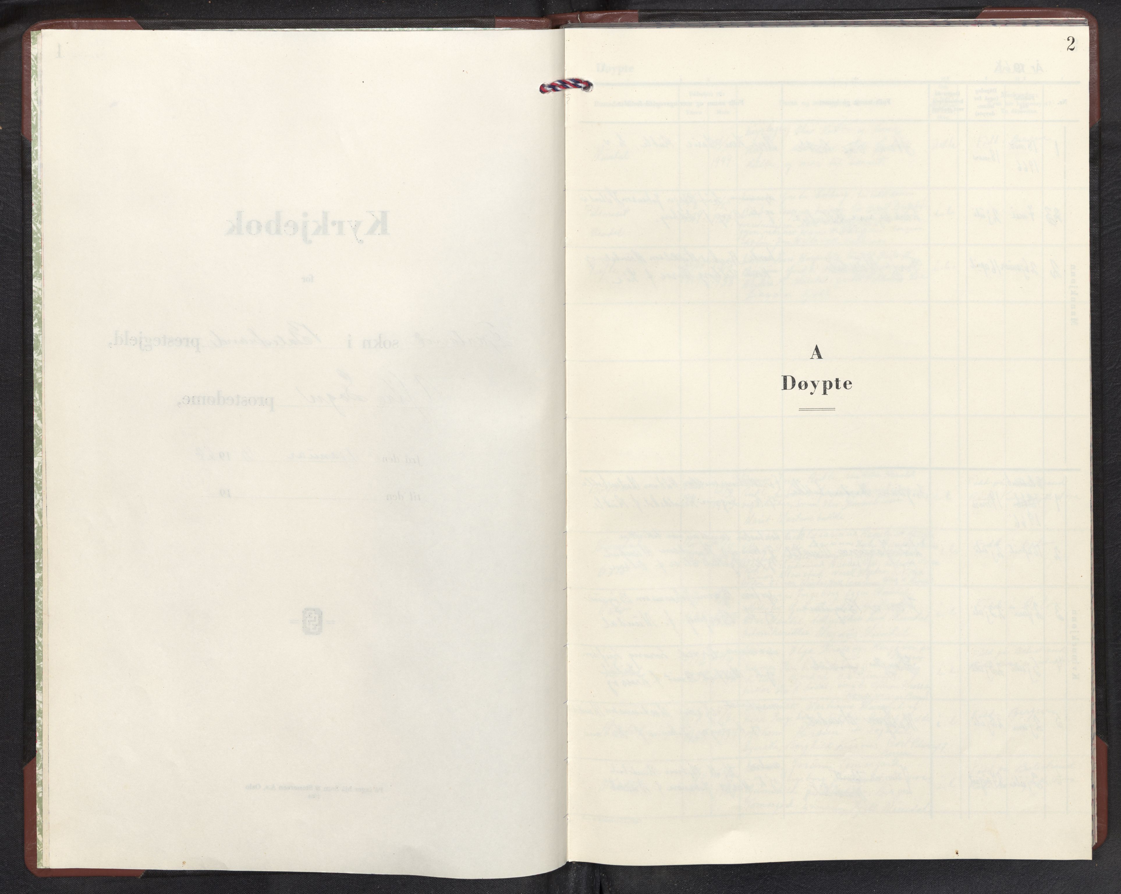 Balestrand sokneprestembete, SAB/A-79601/H/Hab/Habb/L0004: Parish register (copy) no. B 4, 1967-1974, p. 1b-2a