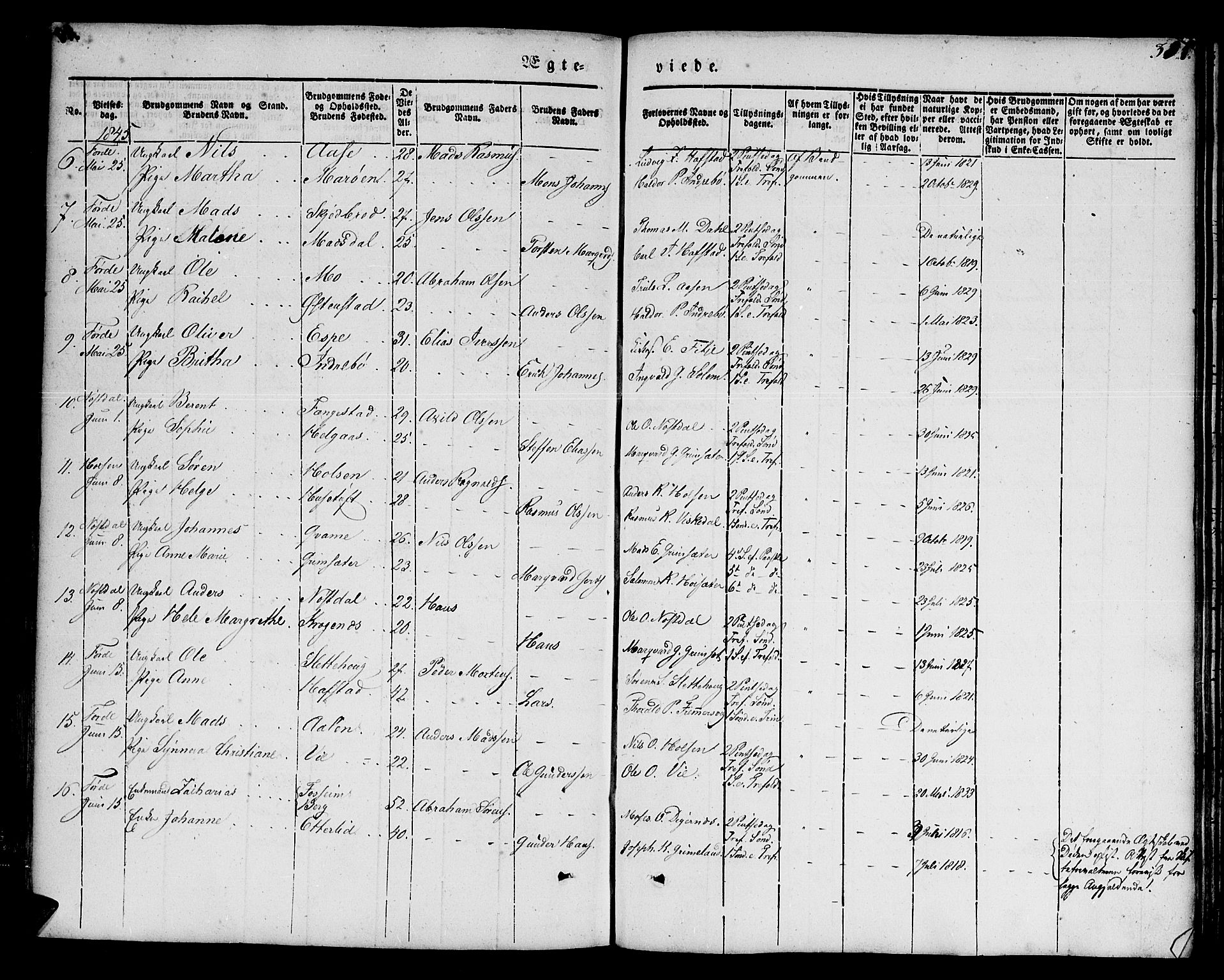 Førde sokneprestembete, AV/SAB-A-79901/H/Haa/Haaa/L0007: Parish register (official) no. A 7, 1843-1860, p. 381