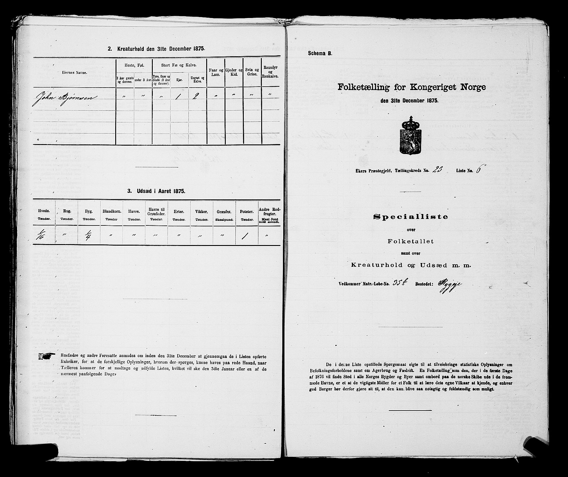 SAKO, 1875 census for 0624P Eiker, 1875, p. 4104