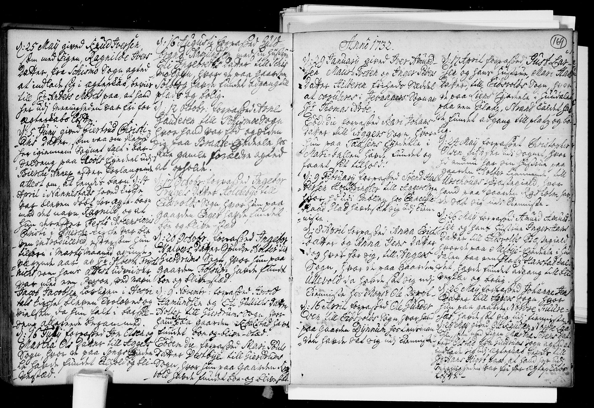 Nannestad prestekontor Kirkebøker, SAO/A-10414a/F/Fa/L0005: Parish register (official) no. I 5, 1729-1738, p. 169