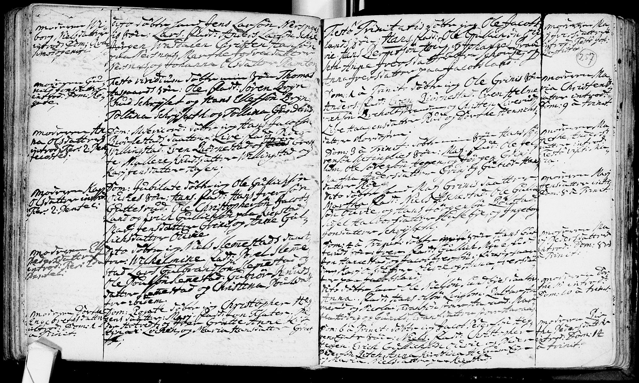 Røyken kirkebøker, SAKO/A-241/F/Fa/L0002: Parish register (official) no. 2, 1731-1782, p. 257