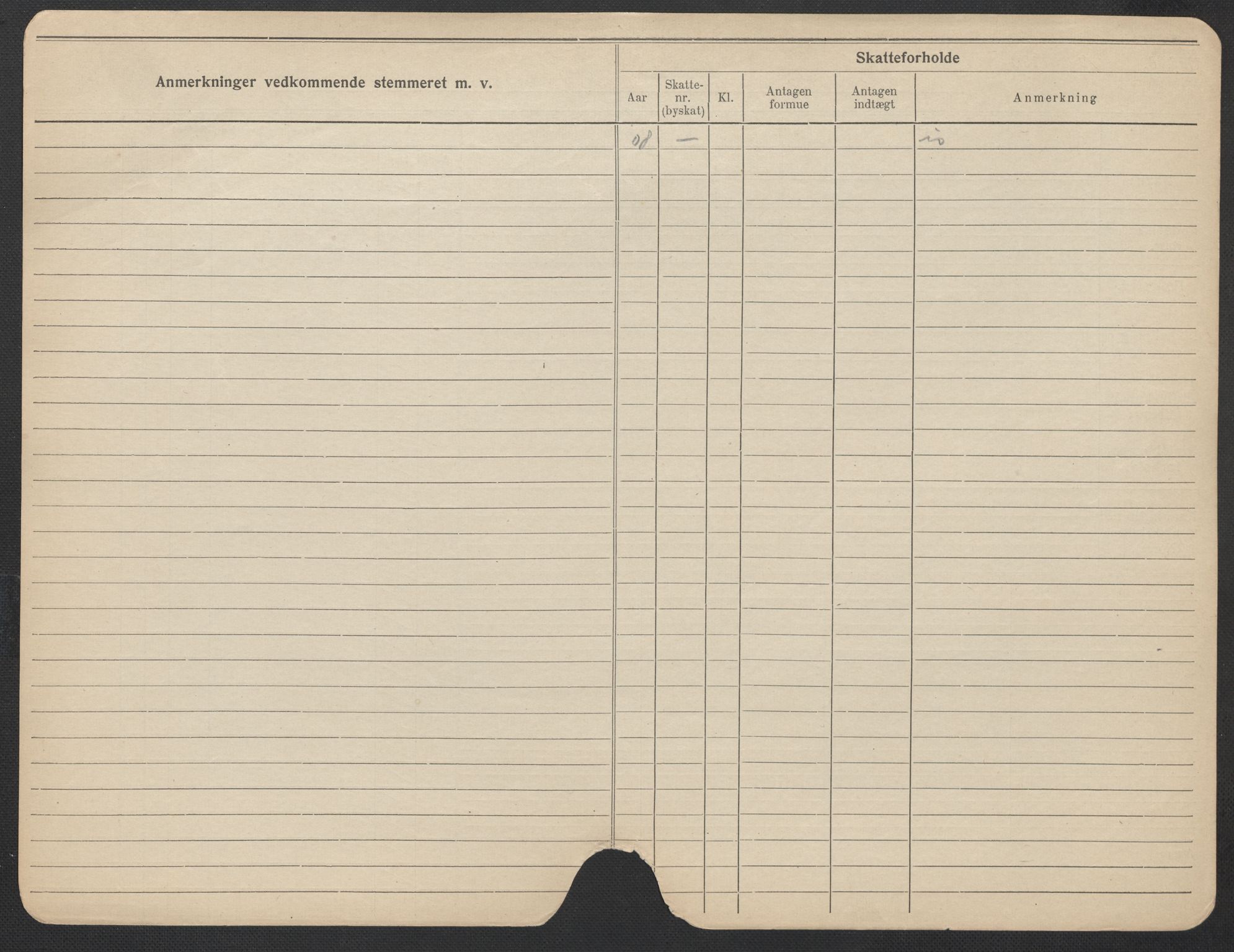 Oslo folkeregister, Registerkort, AV/SAO-A-11715/F/Fa/Fac/L0025: Kvinner, 1906-1914, p. 1274b