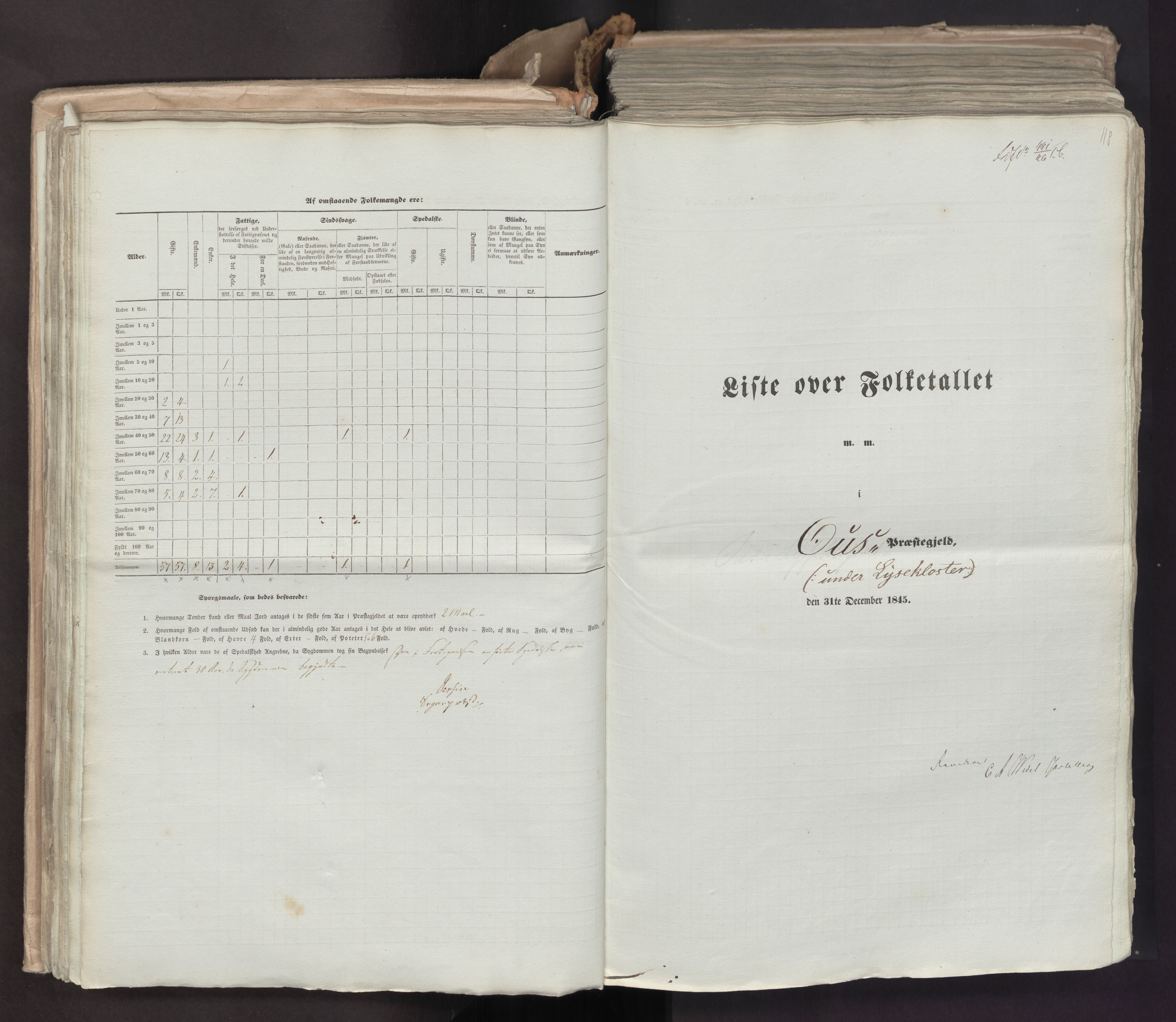 RA, Census 1845, vol. 7: Søndre Bergenhus amt og Nordre Bergenhus amt, 1845, p. 118