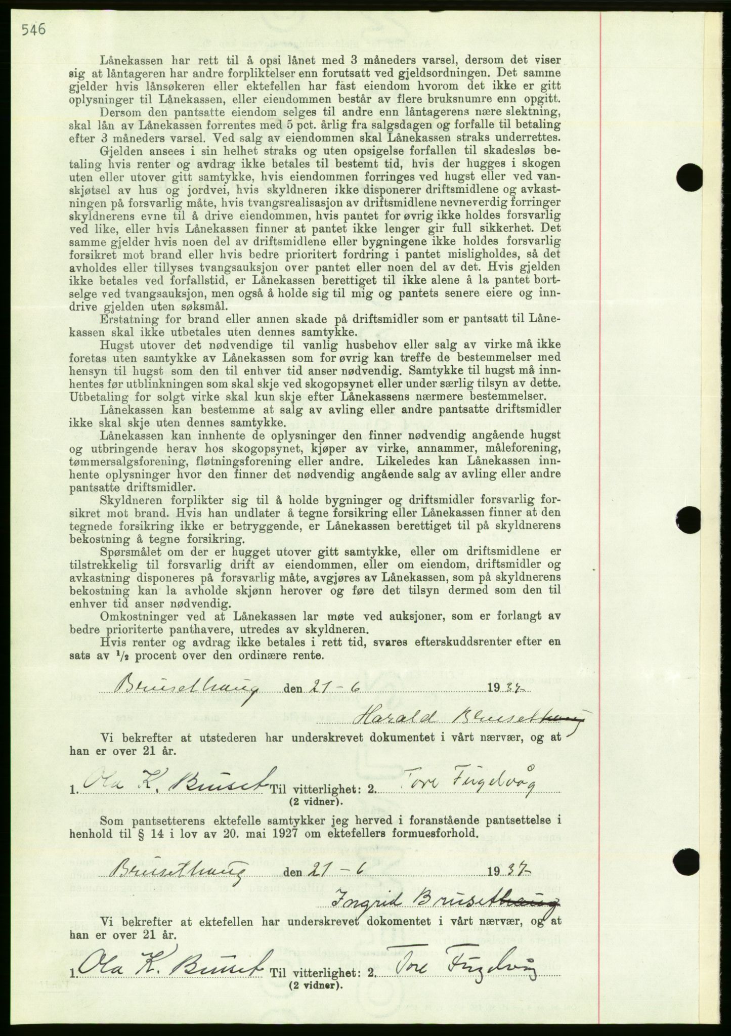 Nordmøre sorenskriveri, AV/SAT-A-4132/1/2/2Ca/L0091: Mortgage book no. B81, 1937-1937, Diary no: : 1629/1937