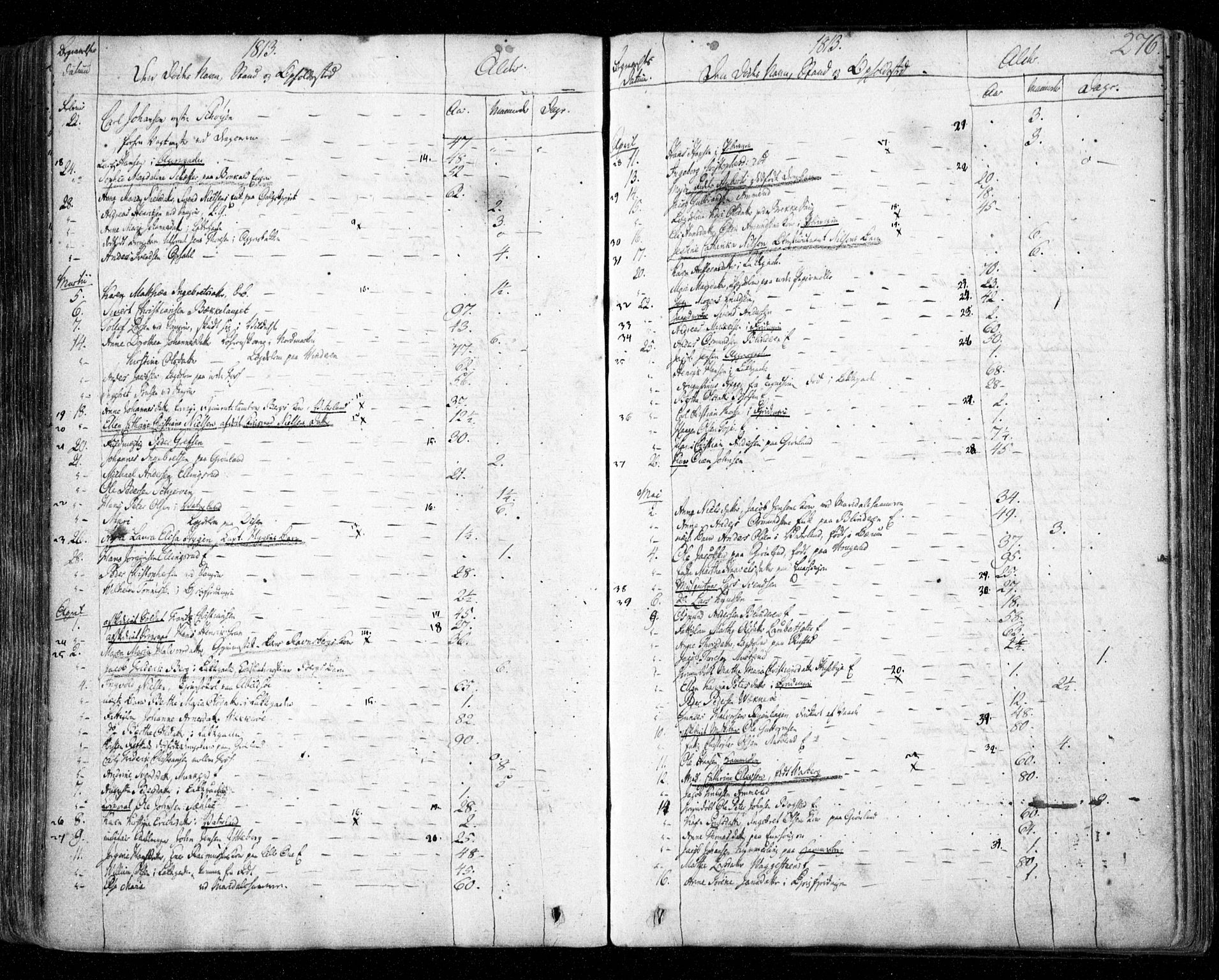 Aker prestekontor kirkebøker, SAO/A-10861/F/L0011: Parish register (official) no. 11, 1810-1819, p. 276