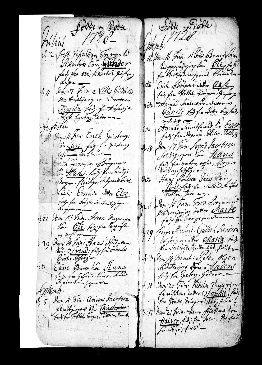 Enebakk prestekontor Kirkebøker, AV/SAO-A-10171c/F/Fa/L0001: Parish register (official) no. I 1, 1719-1754