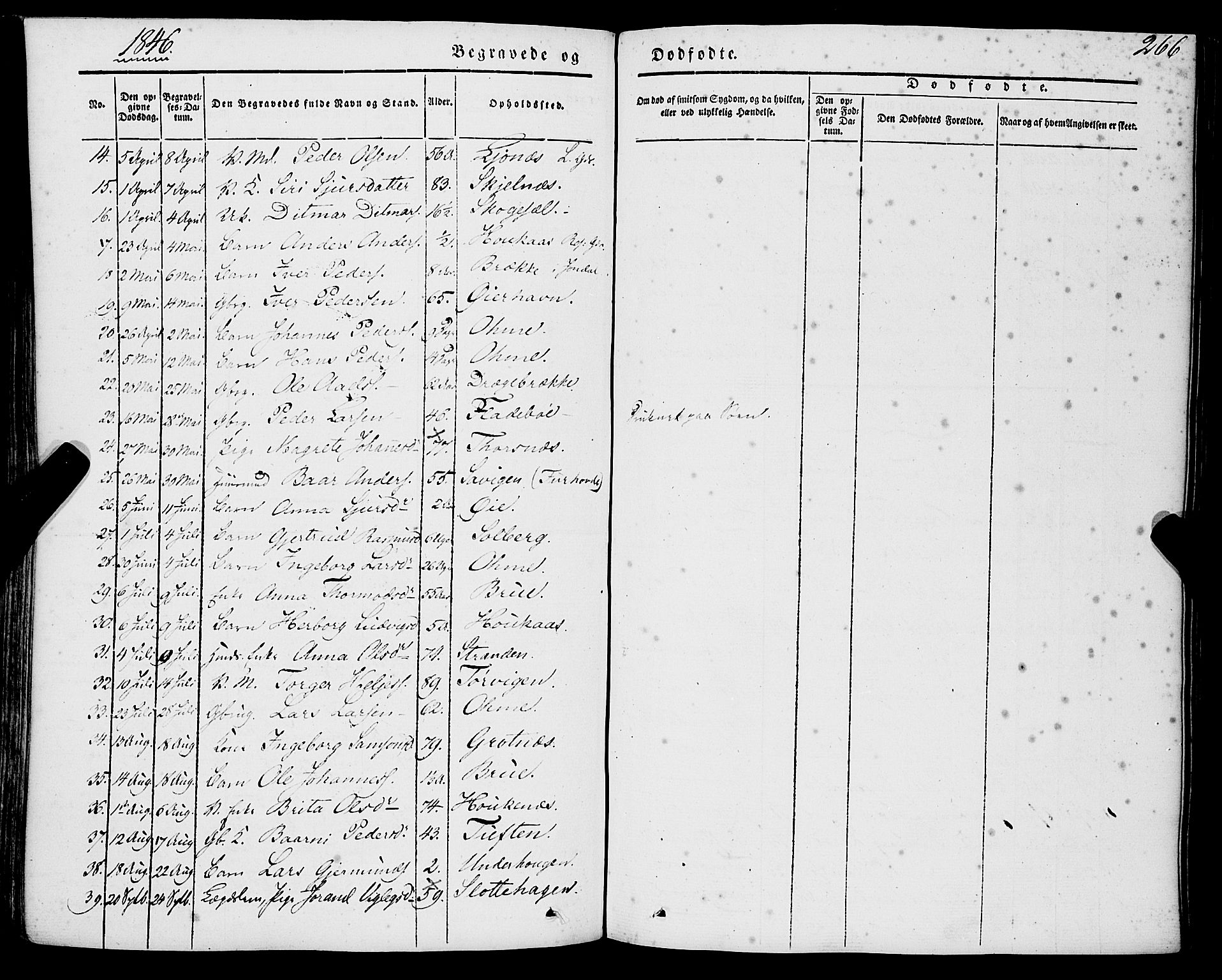 Strandebarm sokneprestembete, SAB/A-78401/H/Haa: Parish register (official) no. A 7, 1844-1872, p. 266