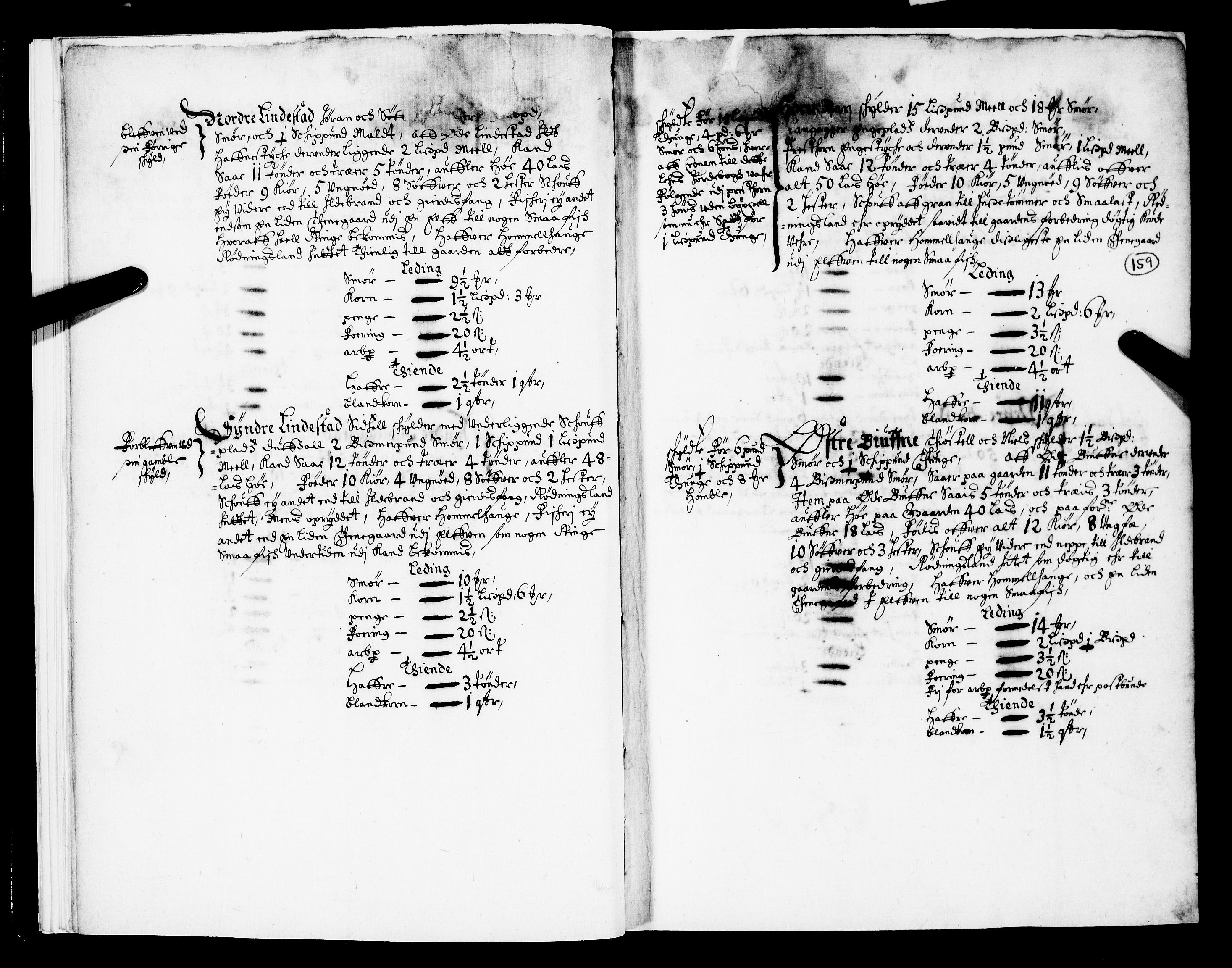 Rentekammeret inntil 1814, Realistisk ordnet avdeling, AV/RA-EA-4070/N/Nb/Nba/L0020: Tønsberg len, 2. del, 1668, p. 158b-159a