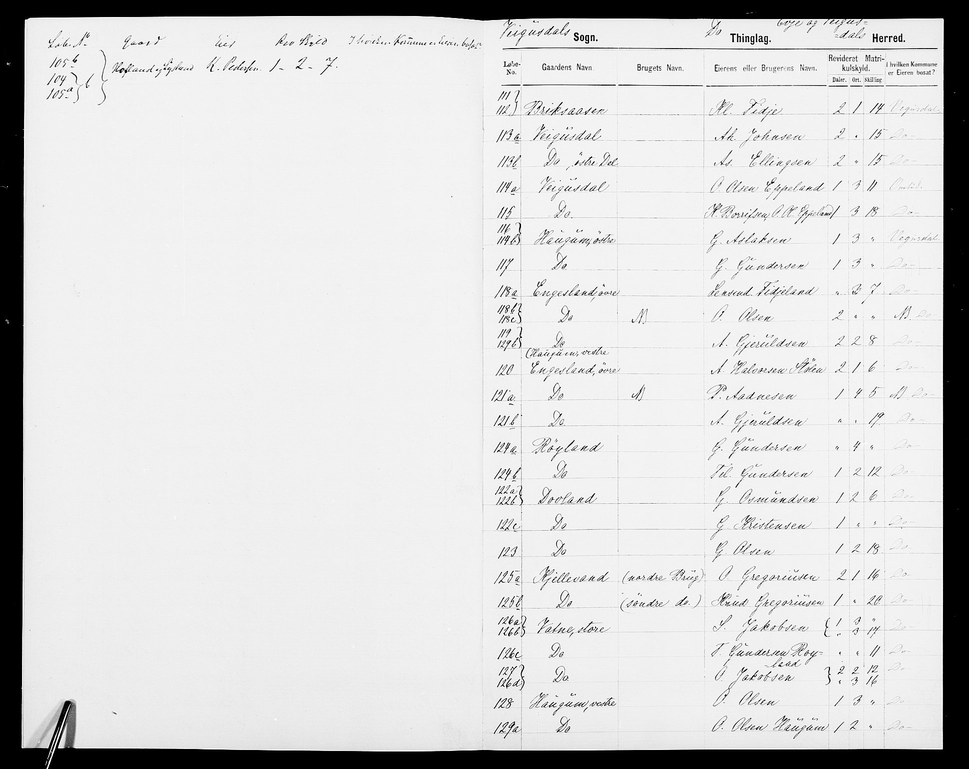 SAK, 1875 census for 0933P Herefoss, 1875, p. 196