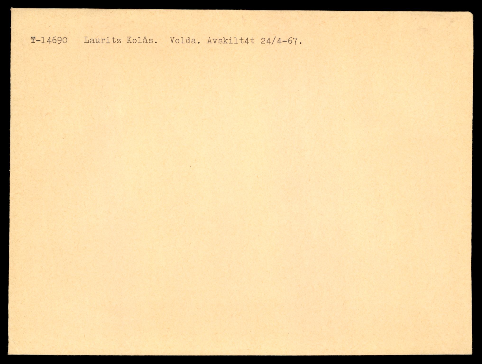 Møre og Romsdal vegkontor - Ålesund trafikkstasjon, AV/SAT-A-4099/F/Fe/L0047: Registreringskort for kjøretøy T 14580 - T 14720, 1927-1998, p. 2539