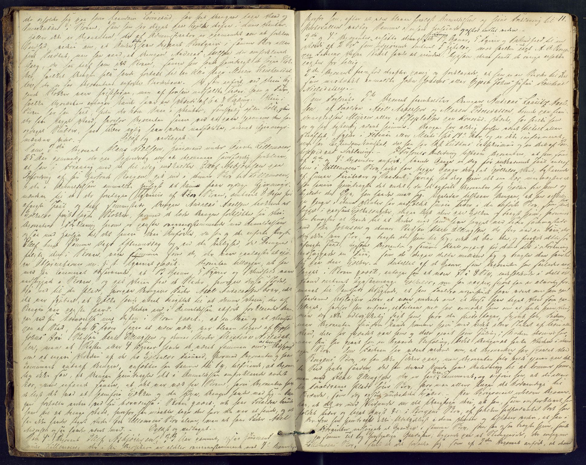 Nordre Jarlsberg sorenskriveri, AV/SAKO-A-80/F/Fb/Fba/L0011: Ekstrarettsprotokoll, 1851-1855, p. 11