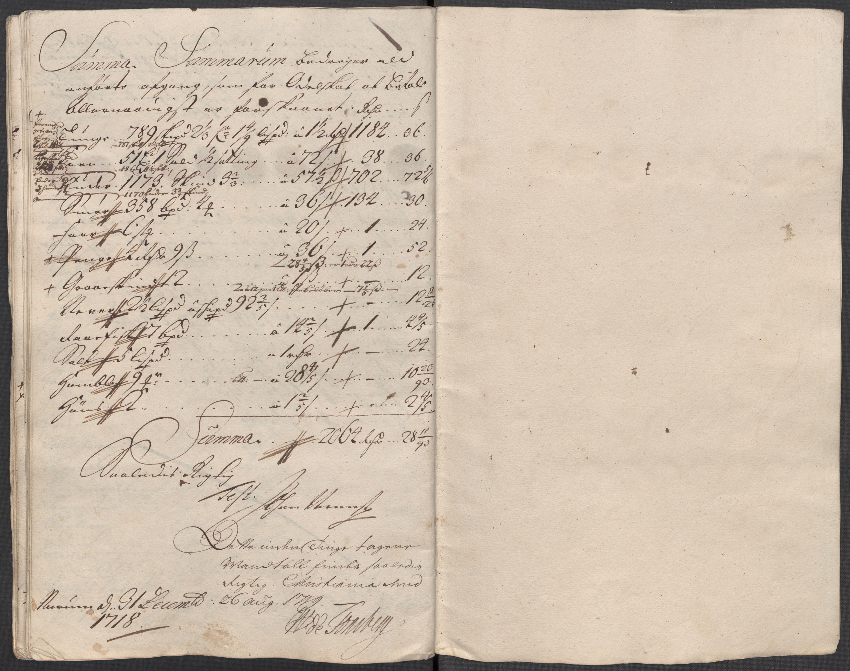 Rentekammeret inntil 1814, Reviderte regnskaper, Fogderegnskap, AV/RA-EA-4092/R18/L1320: Fogderegnskap Hadeland, Toten og Valdres, 1718, p. 186