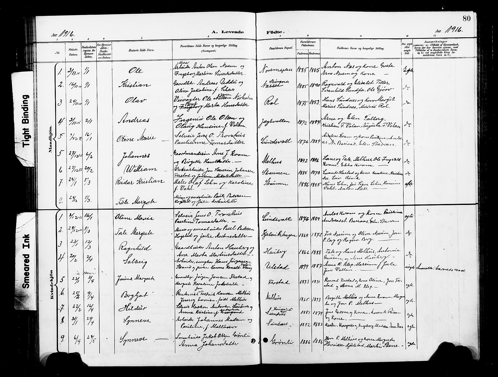 Ministerialprotokoller, klokkerbøker og fødselsregistre - Nord-Trøndelag, SAT/A-1458/730/L0302: Parish register (copy) no. 730C05, 1898-1924, p. 80
