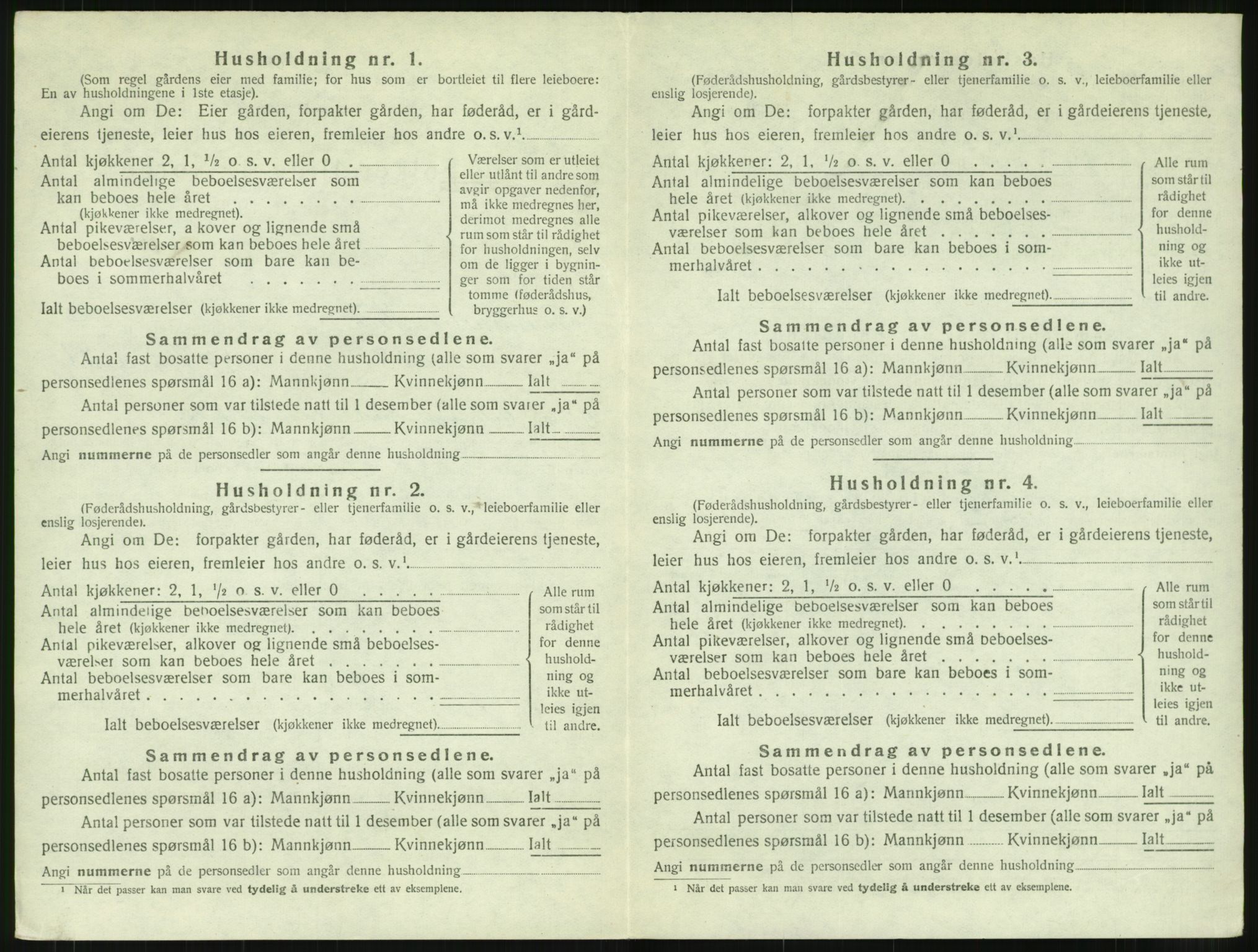 SAT, 1920 census for Bremsnes, 1920, p. 550