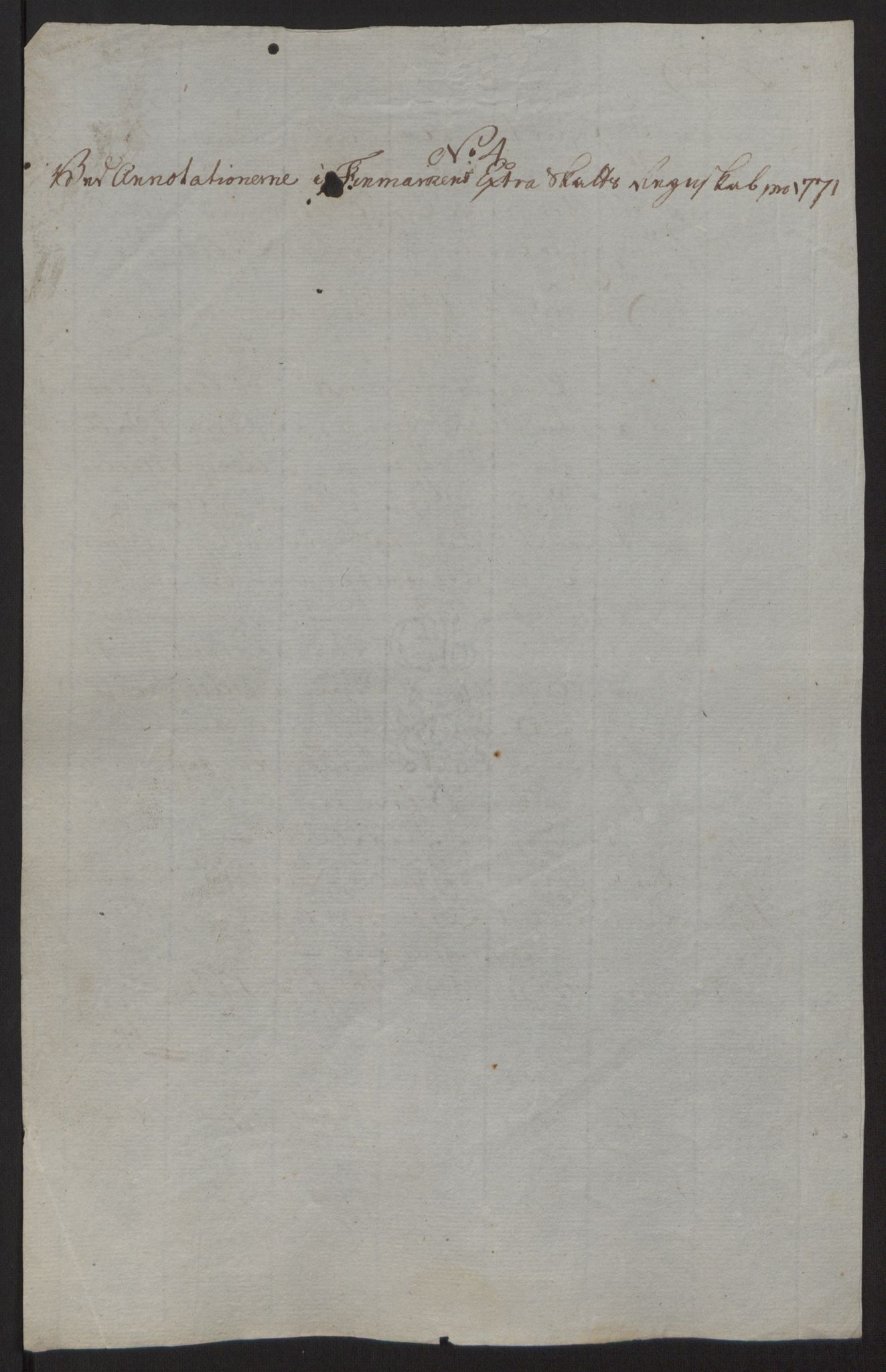 Rentekammeret inntil 1814, Reviderte regnskaper, Fogderegnskap, AV/RA-EA-4092/R69/L4910: Ekstraskatten  Finnmark/Vardøhus, 1762-1772, p. 486