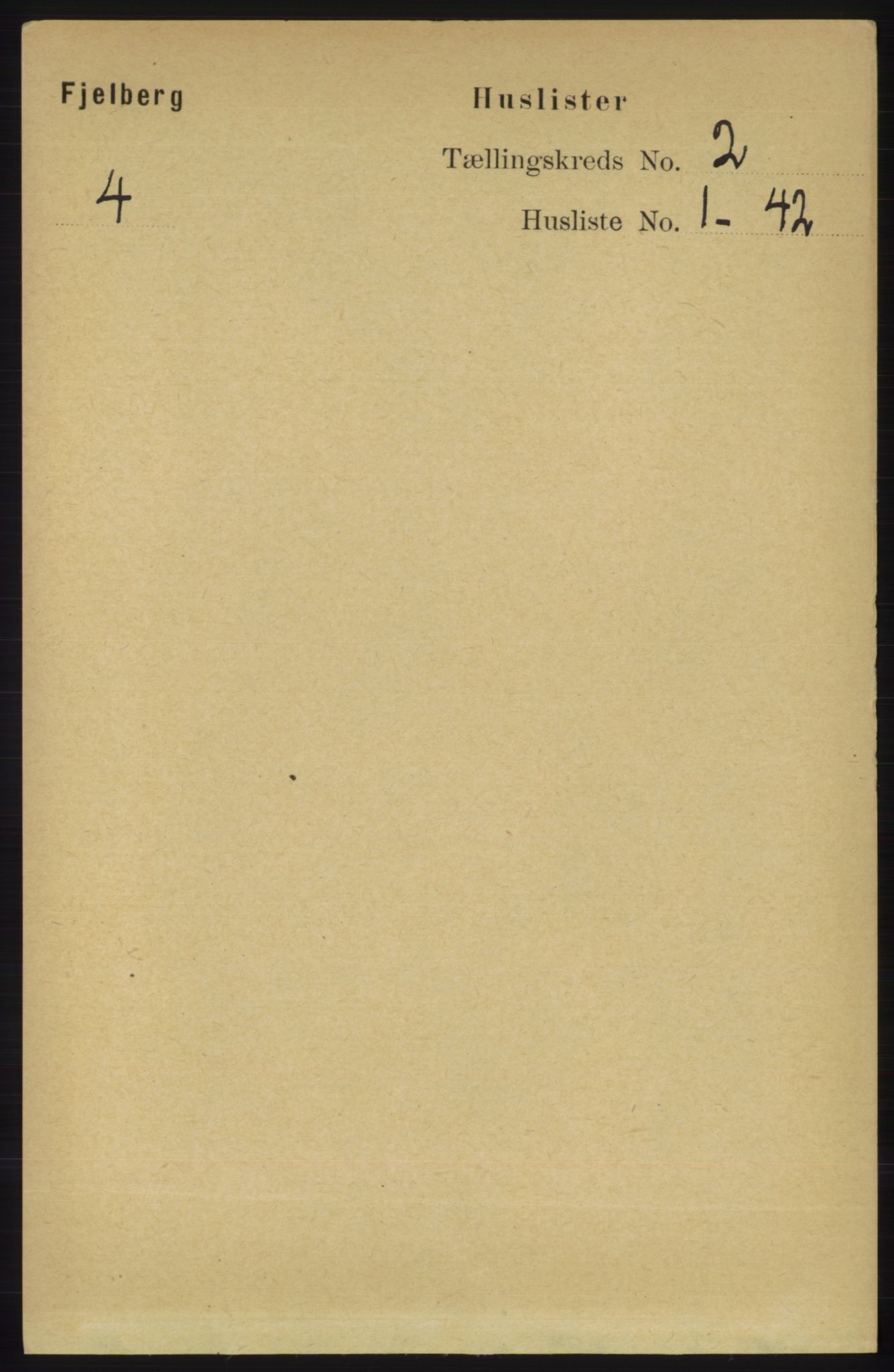 RA, 1891 census for 1213 Fjelberg, 1891, p. 458