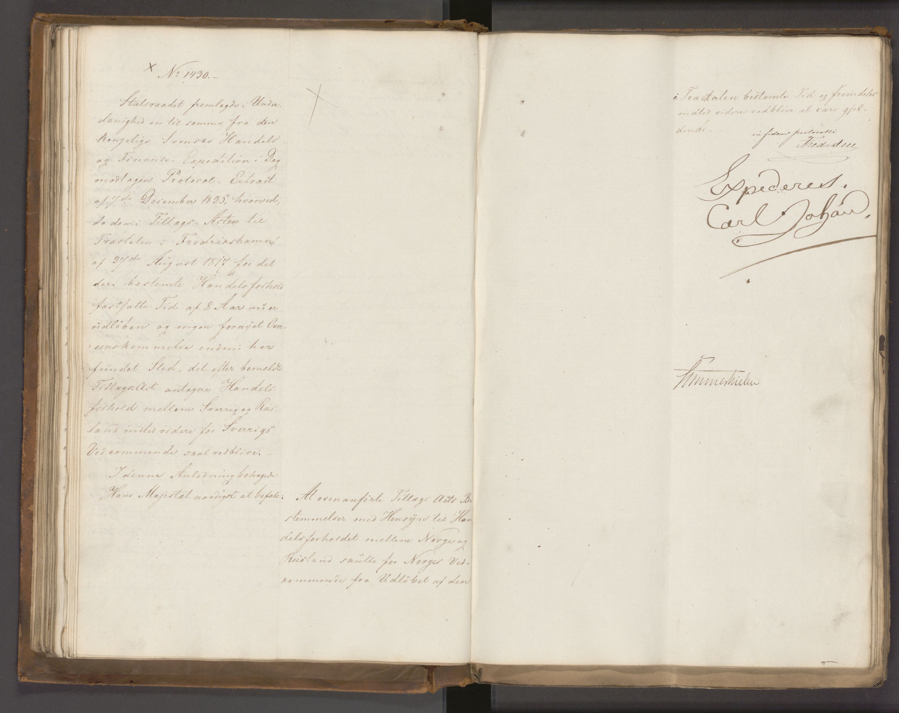 Statsrådssekretariatet, AV/RA-S-1001/A/Ab/L0022: Kgl. res. nr. 1210-1721, 1. halvår, 1826