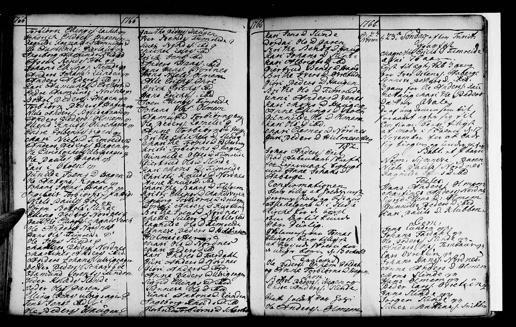 Sogndal sokneprestembete, AV/SAB-A-81301/H/Haa/Haaa/L0004: Parish register (official) no. A 4, 1747-1782