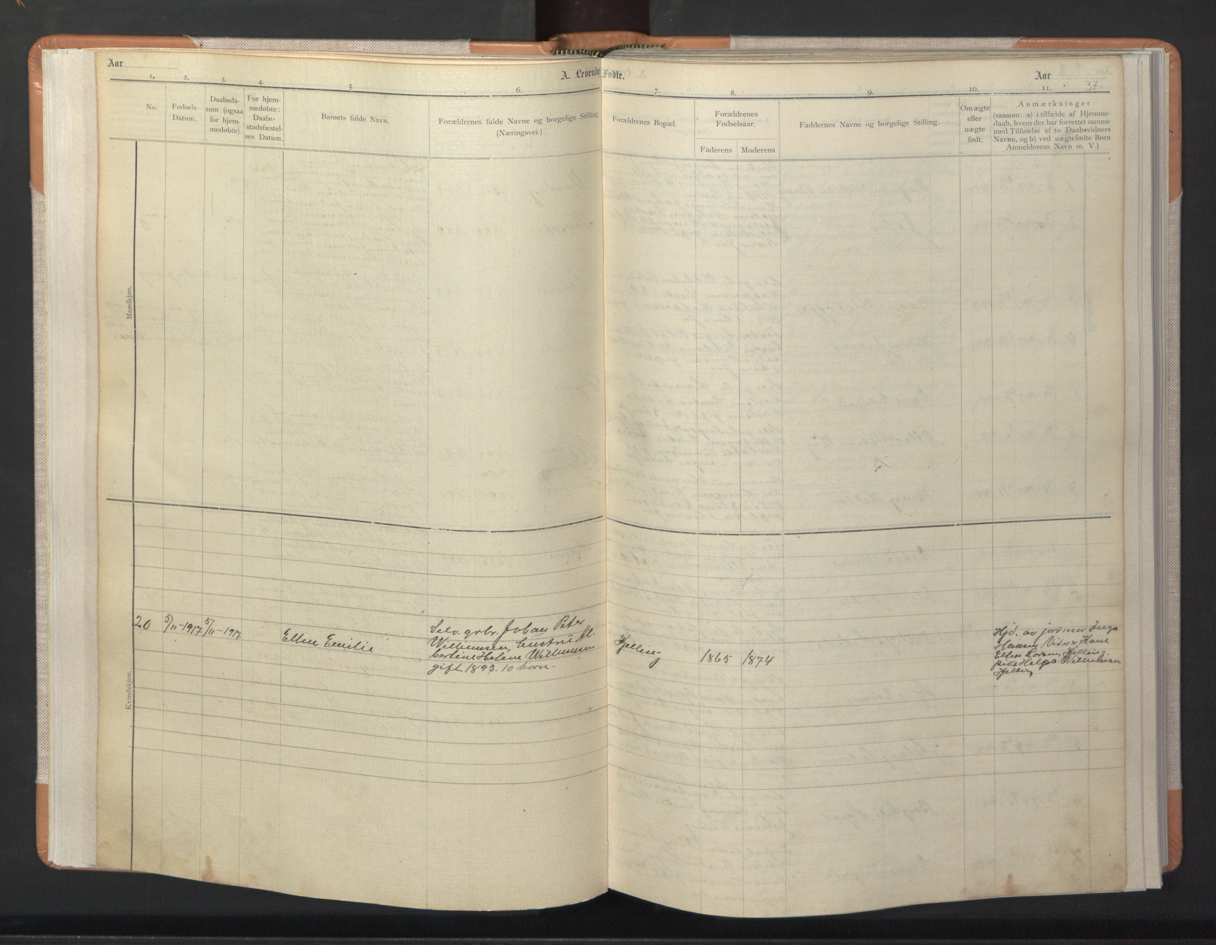 Ministerialprotokoller, klokkerbøker og fødselsregistre - Nordland, AV/SAT-A-1459/806/L0117: Parish register (copy) no. 806C01, 1905-1957, p. 37