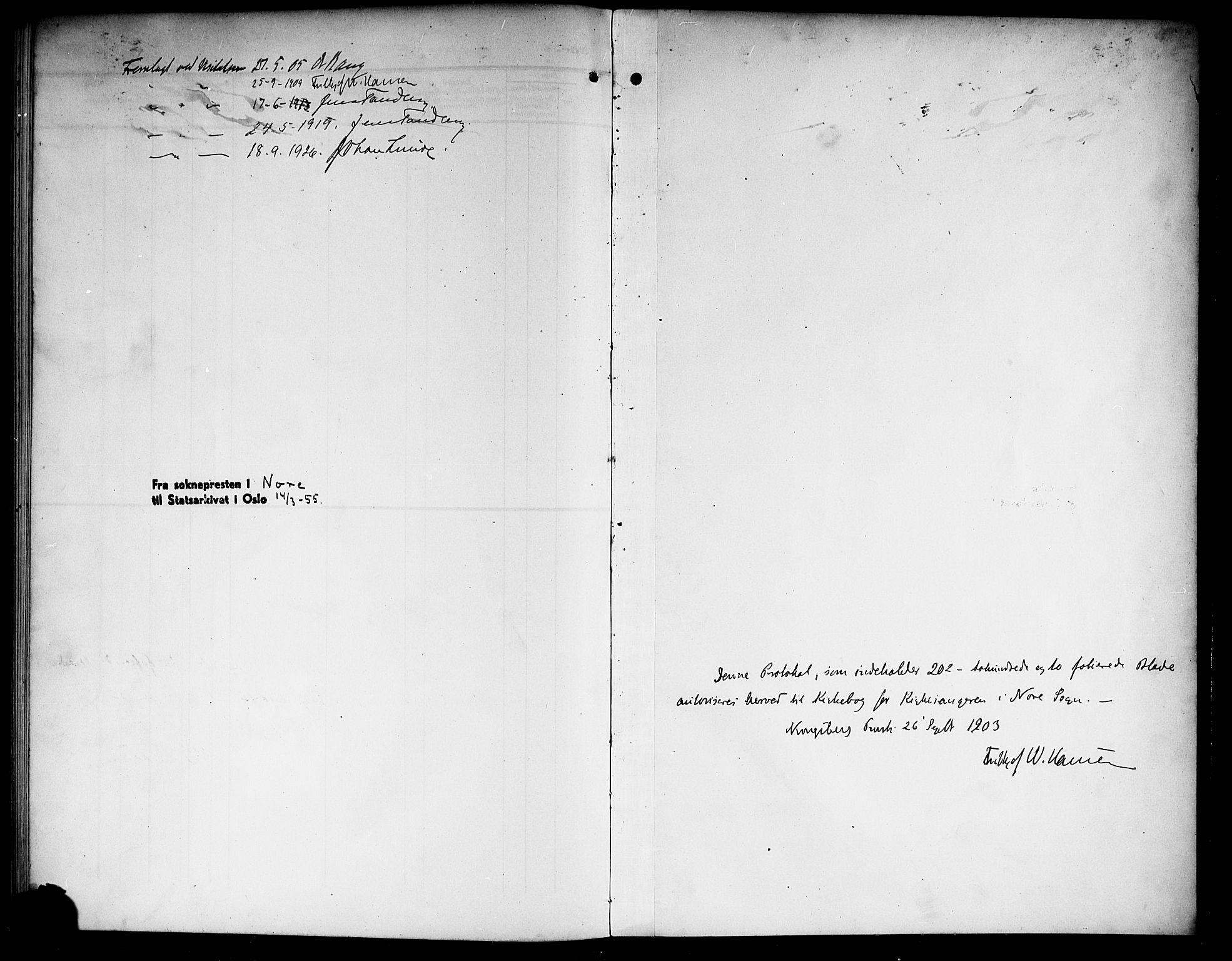 Nore kirkebøker, AV/SAKO-A-238/G/Ga/L0004: Parish register (copy) no. I 4, 1904-1919
