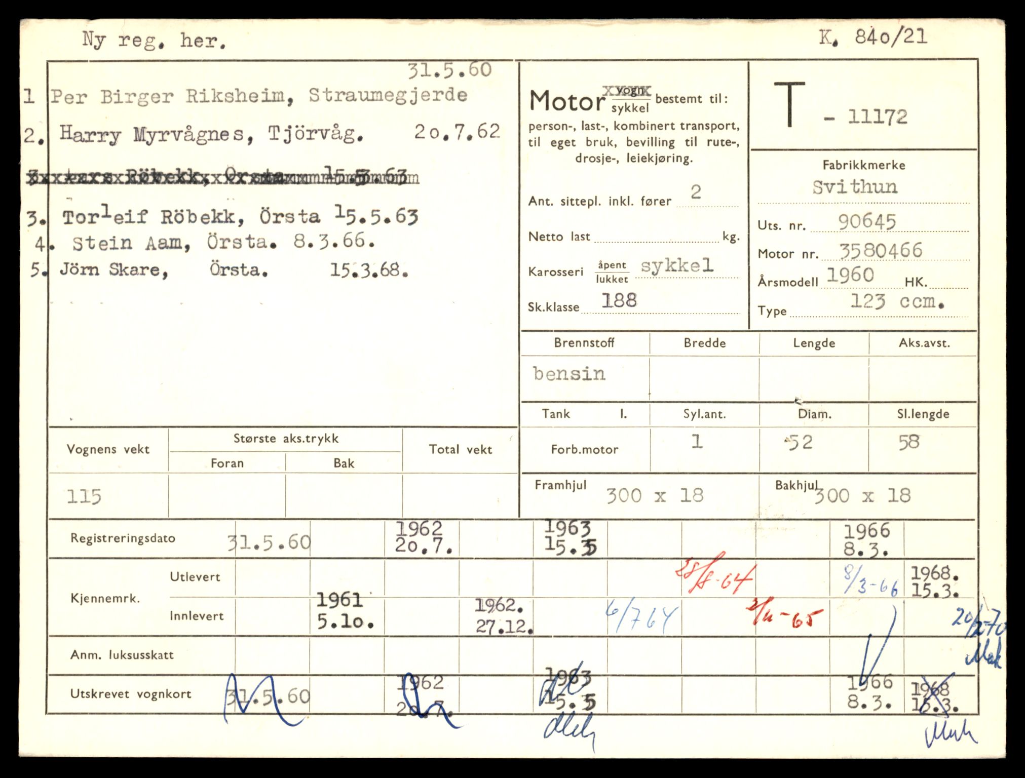 Møre og Romsdal vegkontor - Ålesund trafikkstasjon, AV/SAT-A-4099/F/Fe/L0027: Registreringskort for kjøretøy T 11161 - T 11289, 1927-1998, p. 311