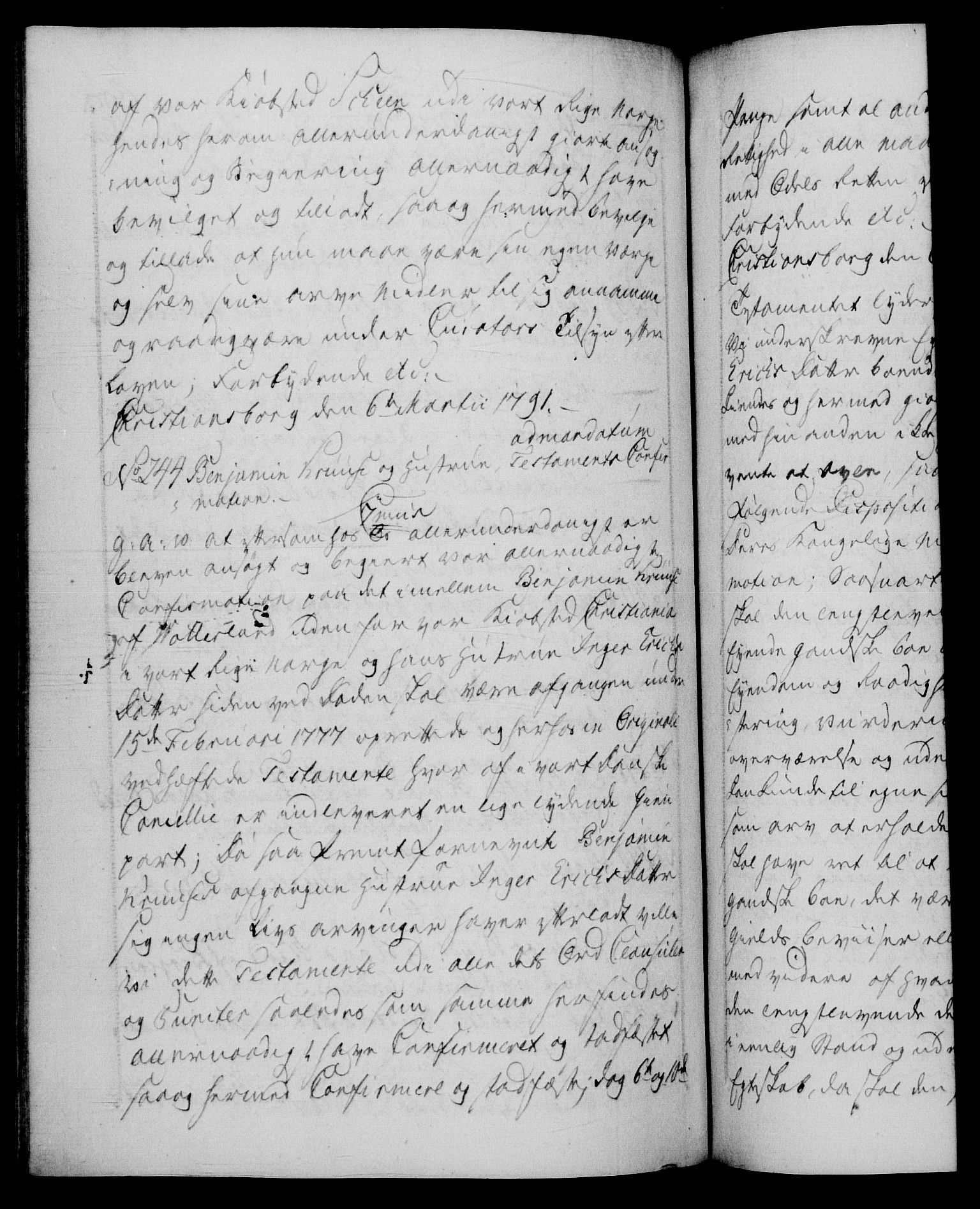 Danske Kanselli 1572-1799, RA/EA-3023/F/Fc/Fca/Fcaa/L0053: Norske registre, 1790-1791, p. 600b